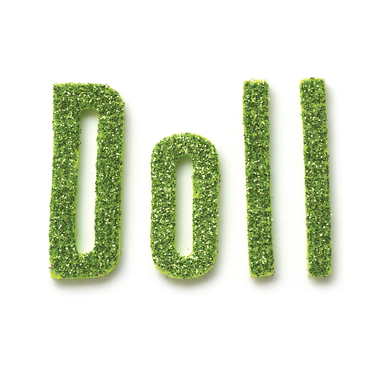 American Crafts Thickers Doll Font Glitter Alphabet Stickers - Available in a Variety of Styles