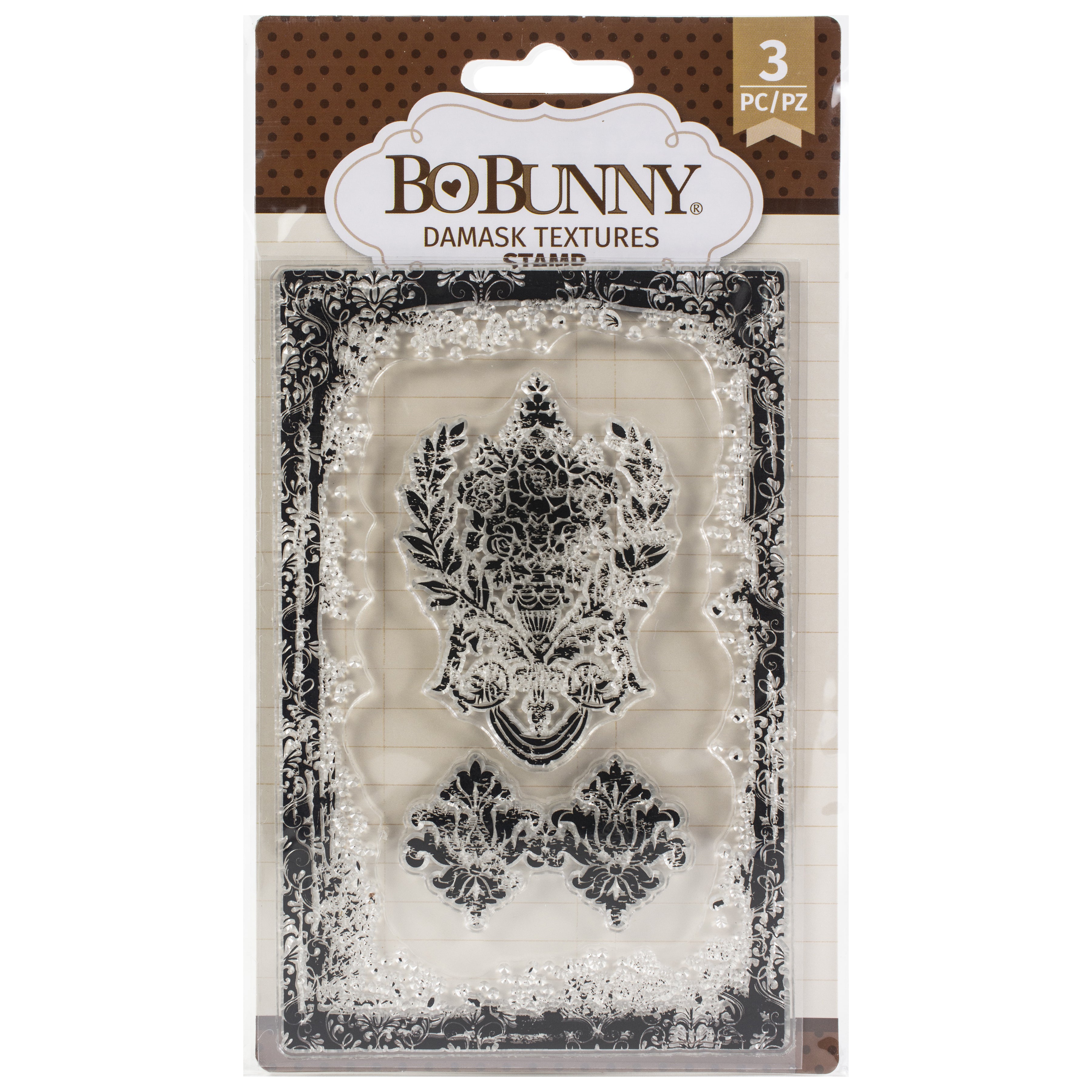 BoBunny Clear Stamps Set - Damask Texture