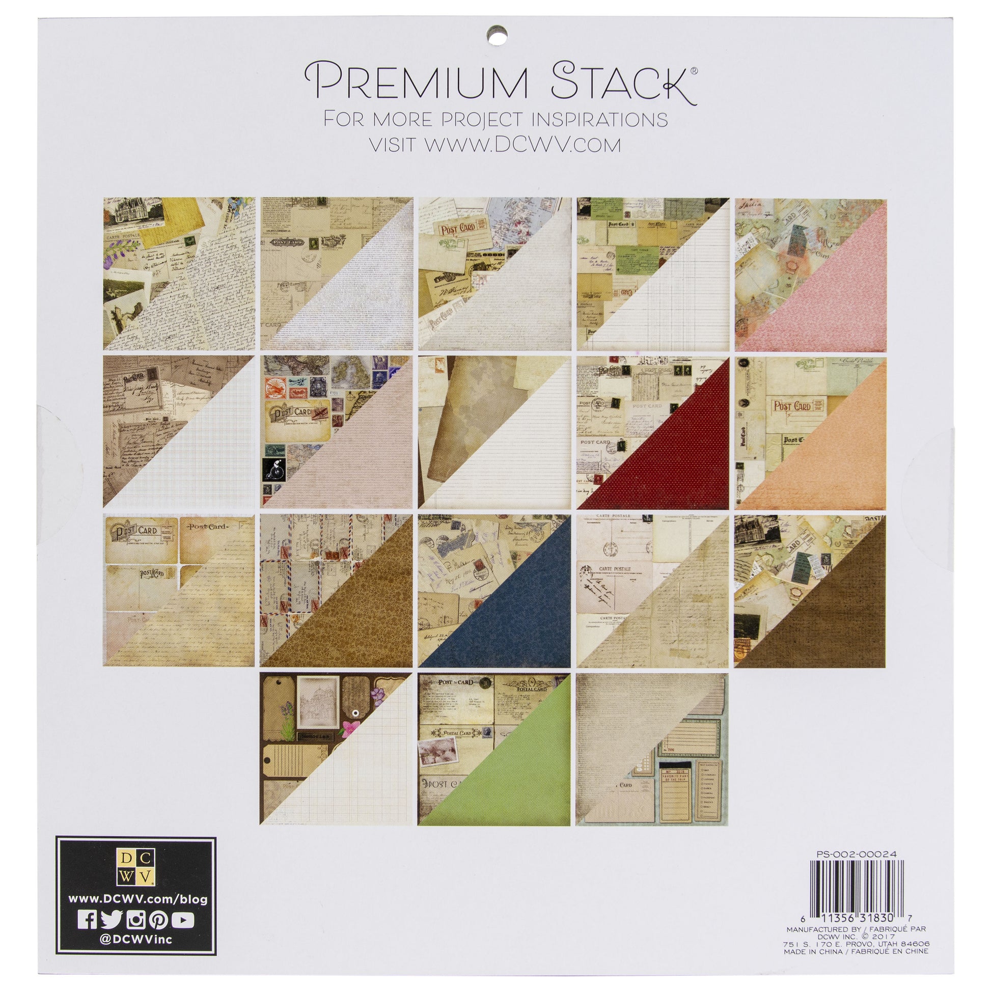 DCWV Tags 12x12" Paper Stack