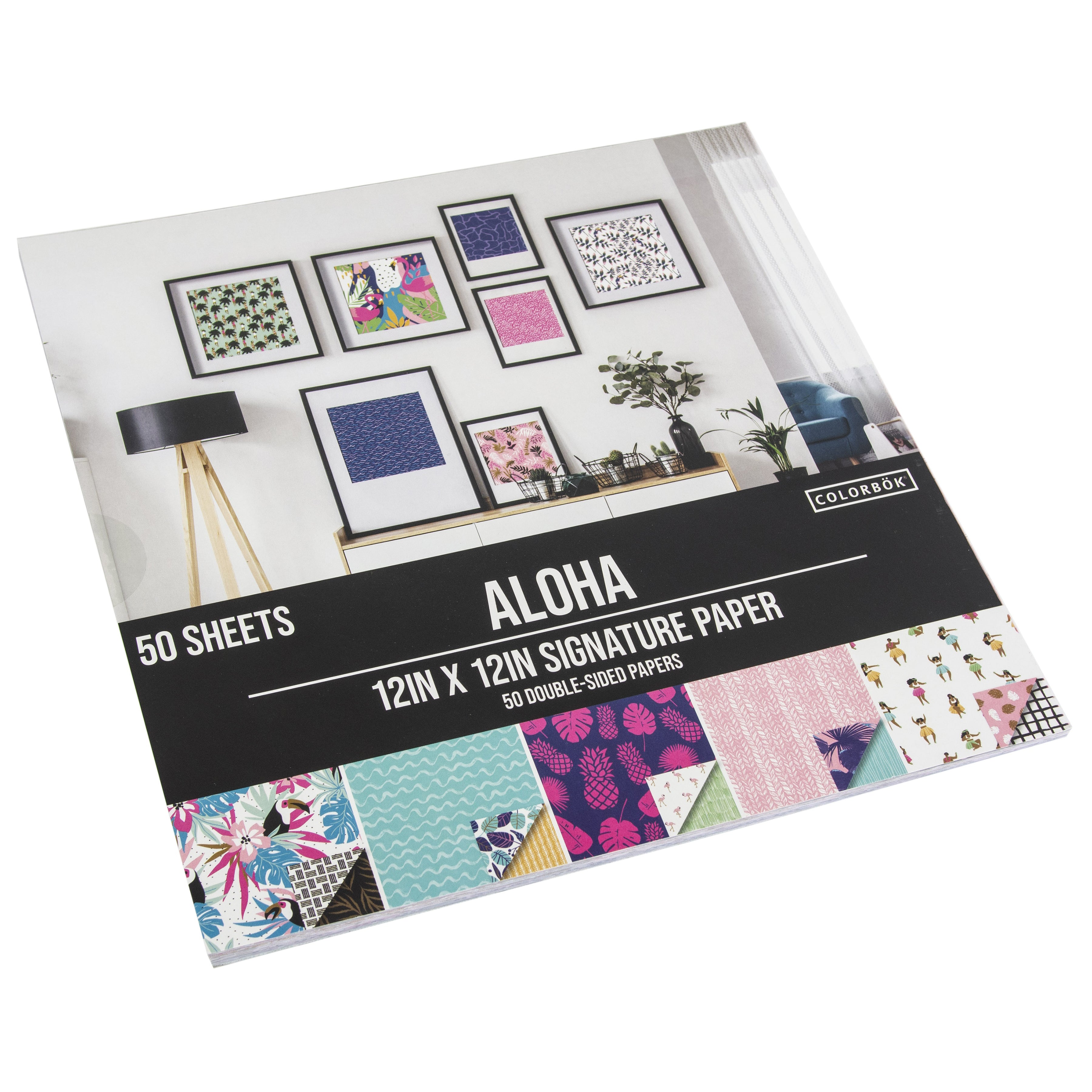 Colorbok 12x12" Cardstock - Signature Aloha