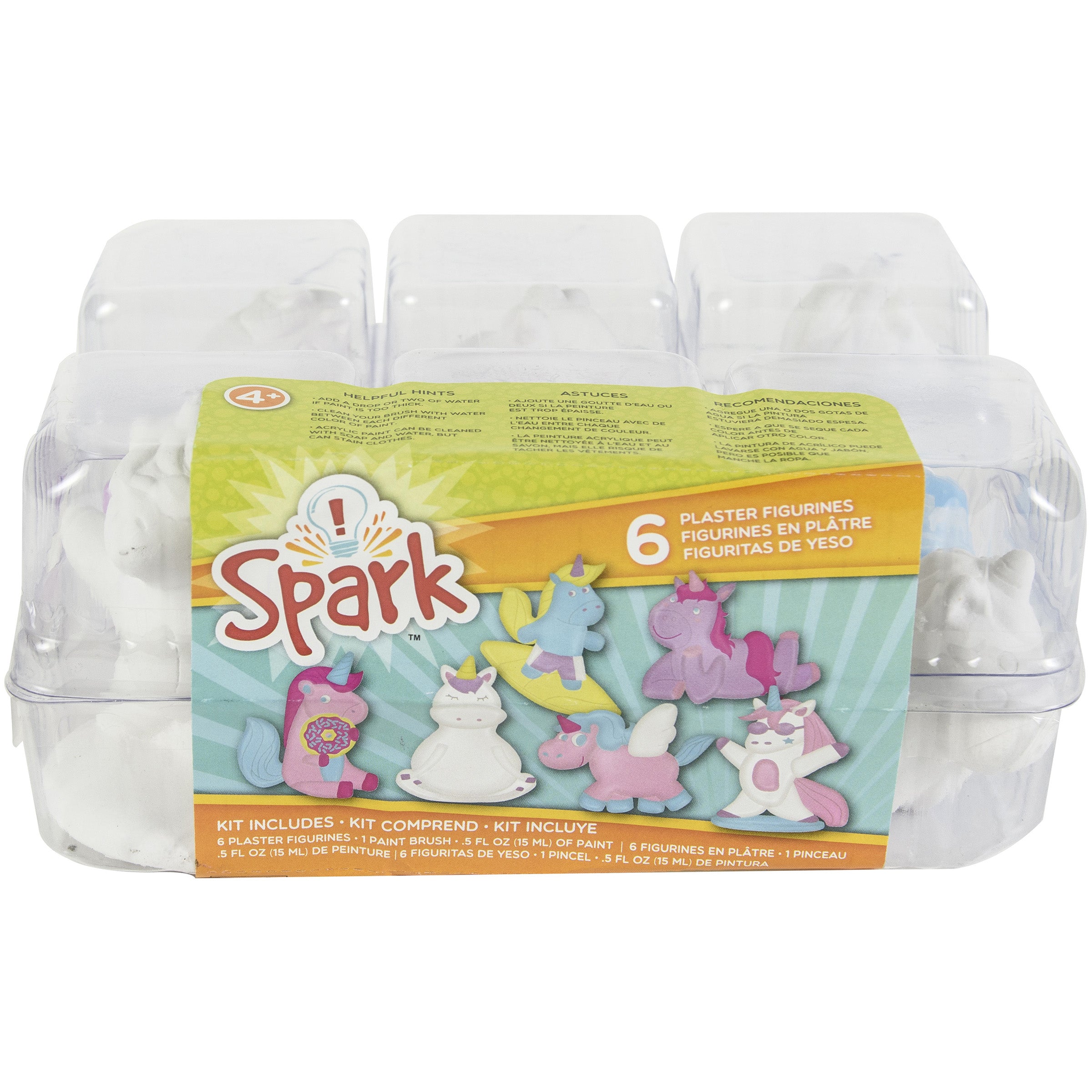 Spark Plaster Paint Your Own Unicorn Kit - Makes 6