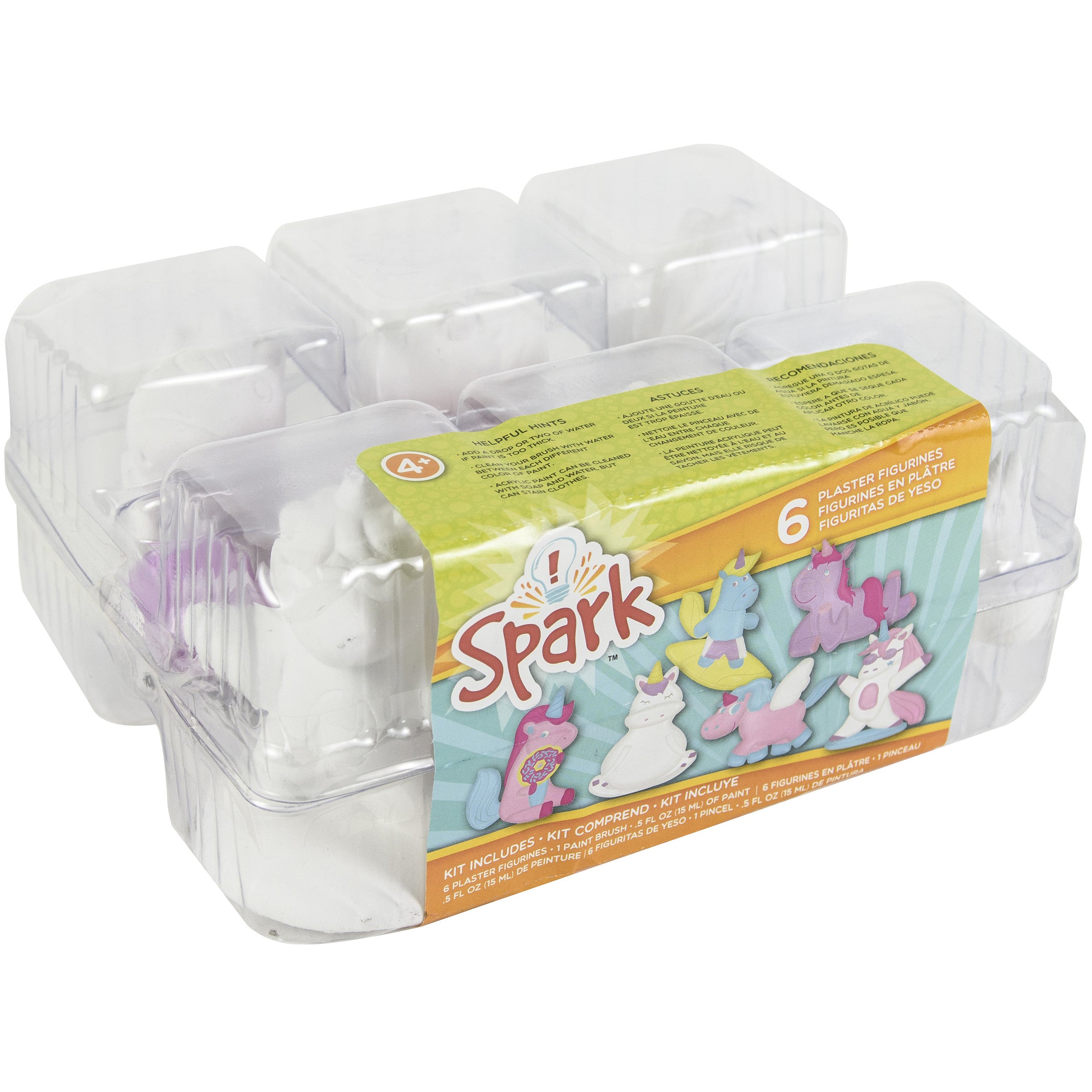 Spark Plaster Paint Your Own Unicorn Kit - Makes 6