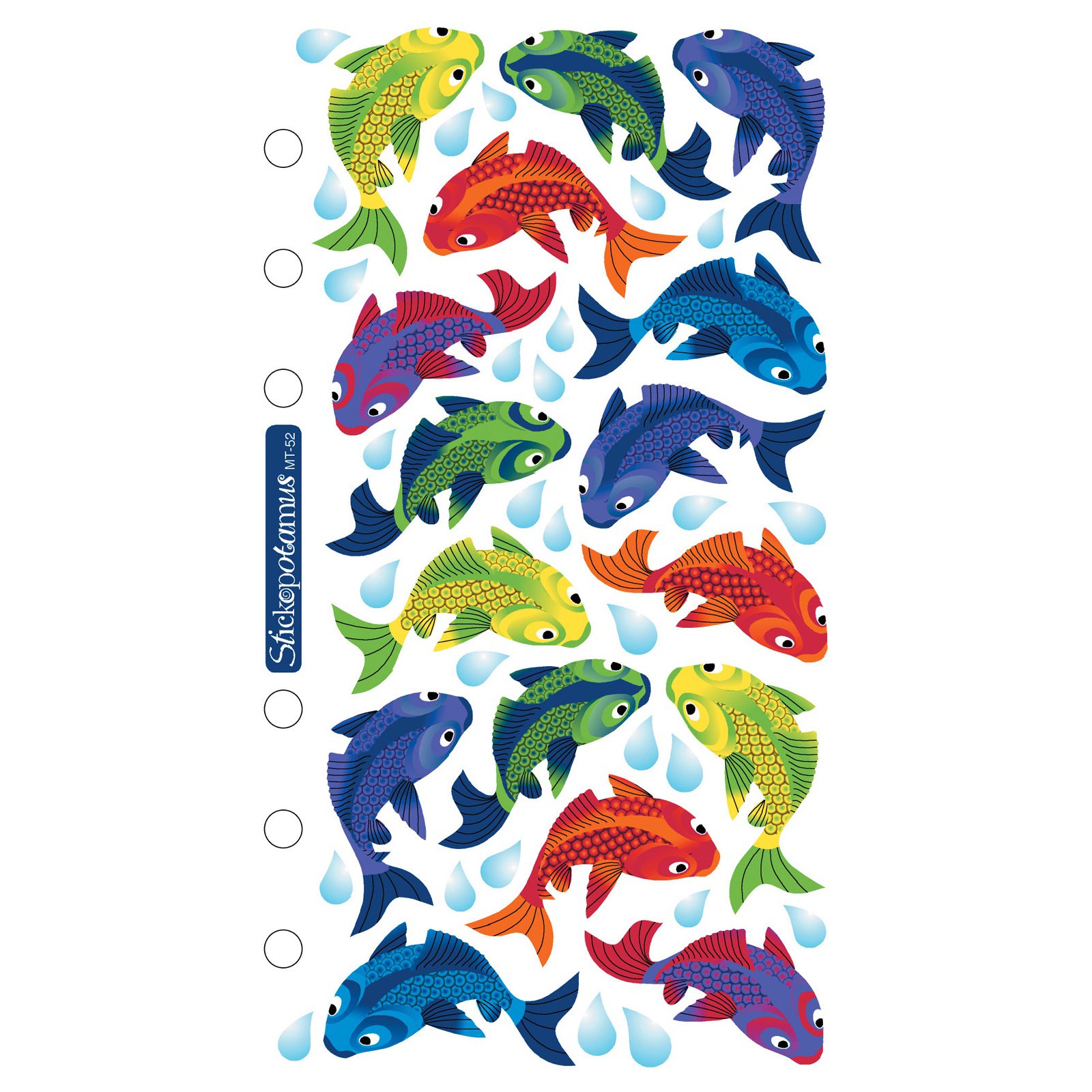 Sticko Stickers - Fantastic Fish, 16pcs