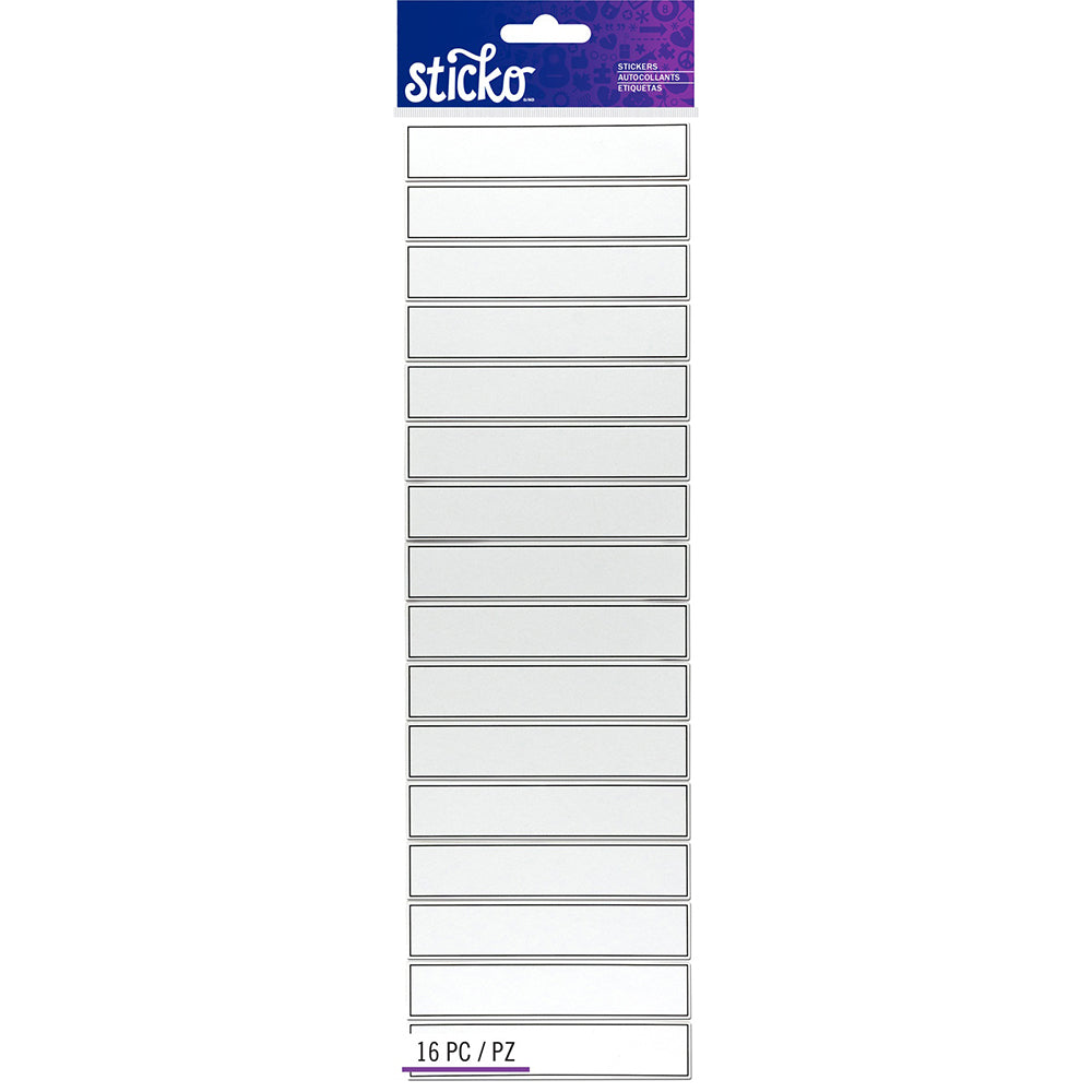 Sticko Stickers - Kraft Organization Labels, 16pcs