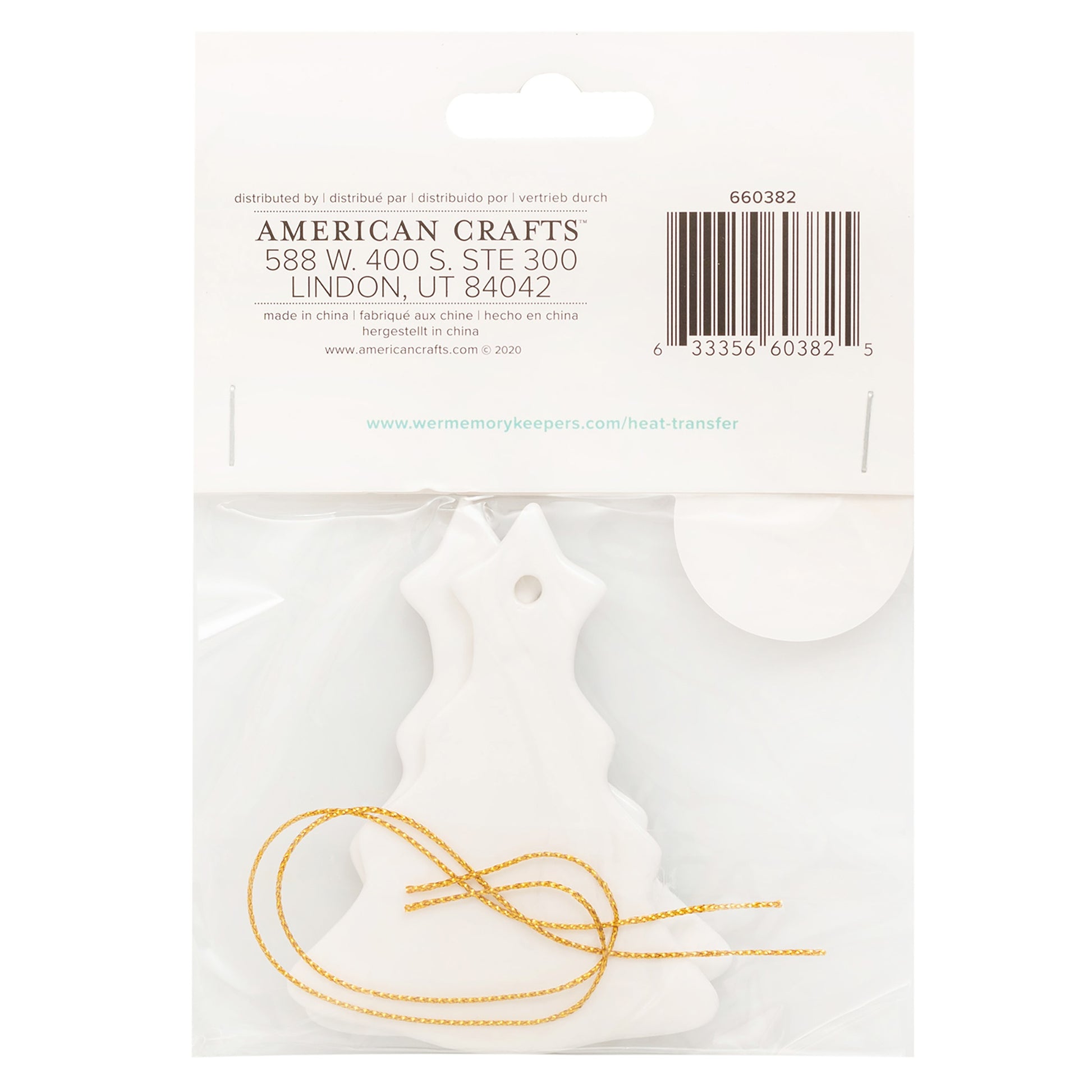 We R Makers Heat Transfer Blanks - Tree Ornament