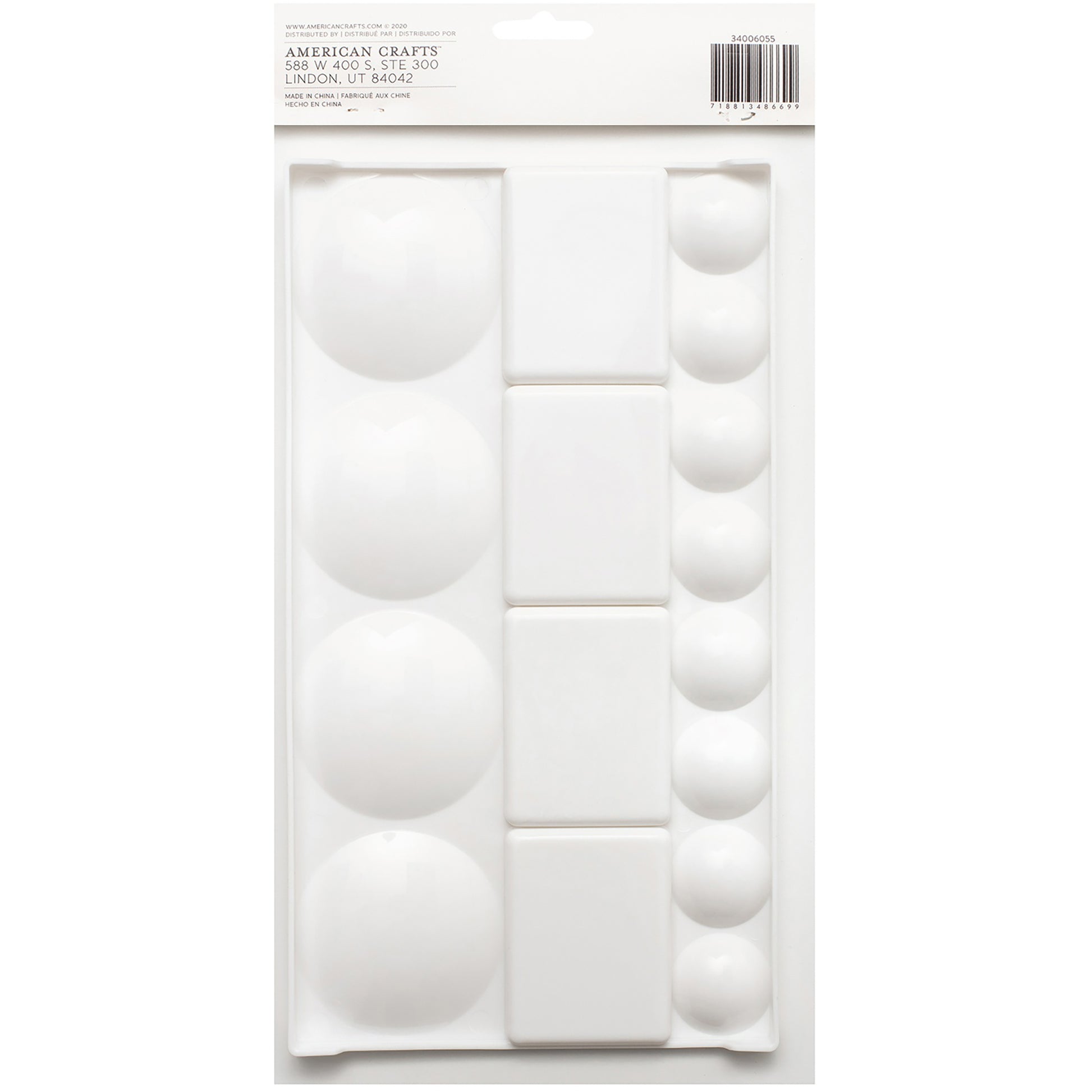 American Crafts Art Supply Basics Plastic Palette -16 Well