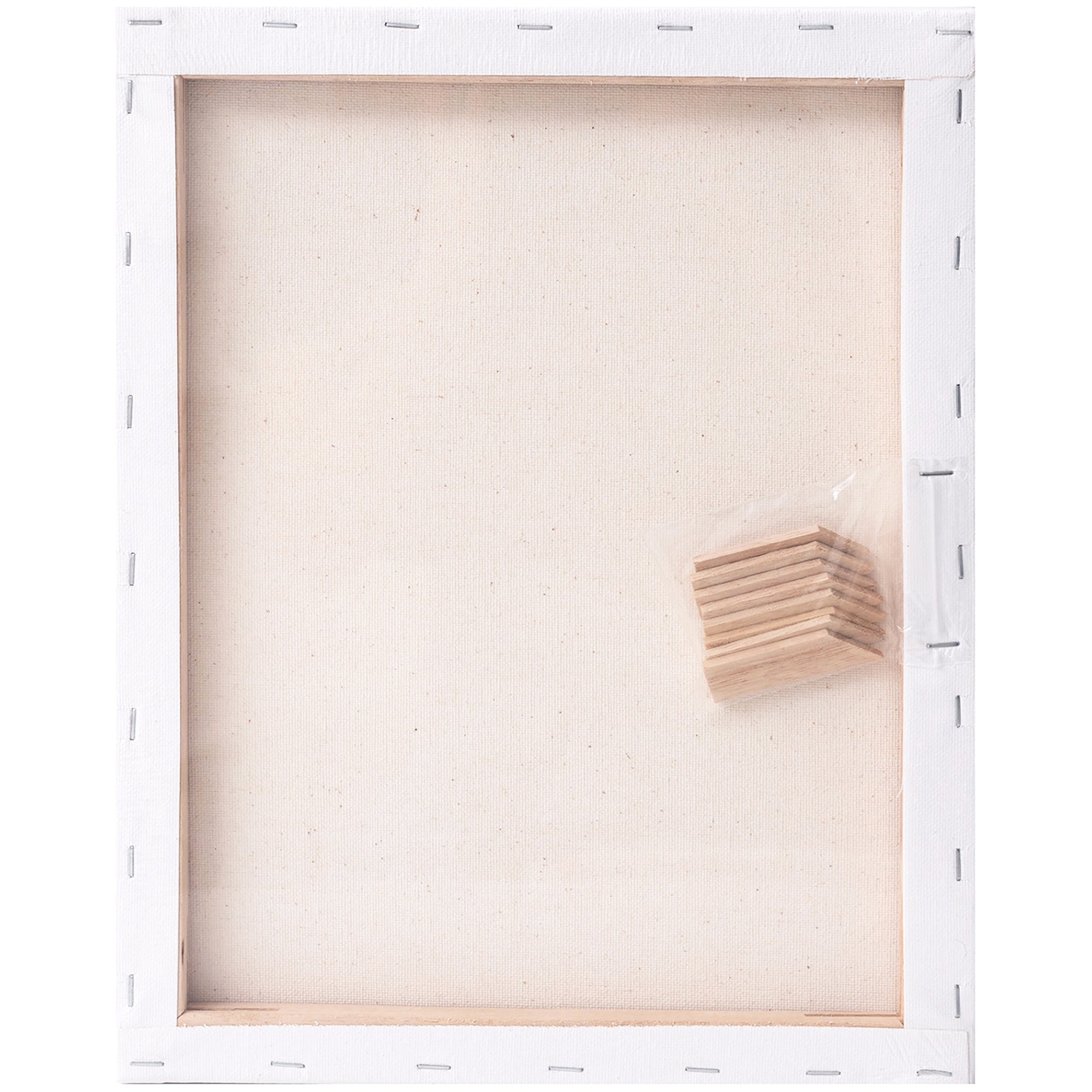 American Crafts Art Supply Basics Stretched Canvas 2 packs - Available in Multiple Sizes