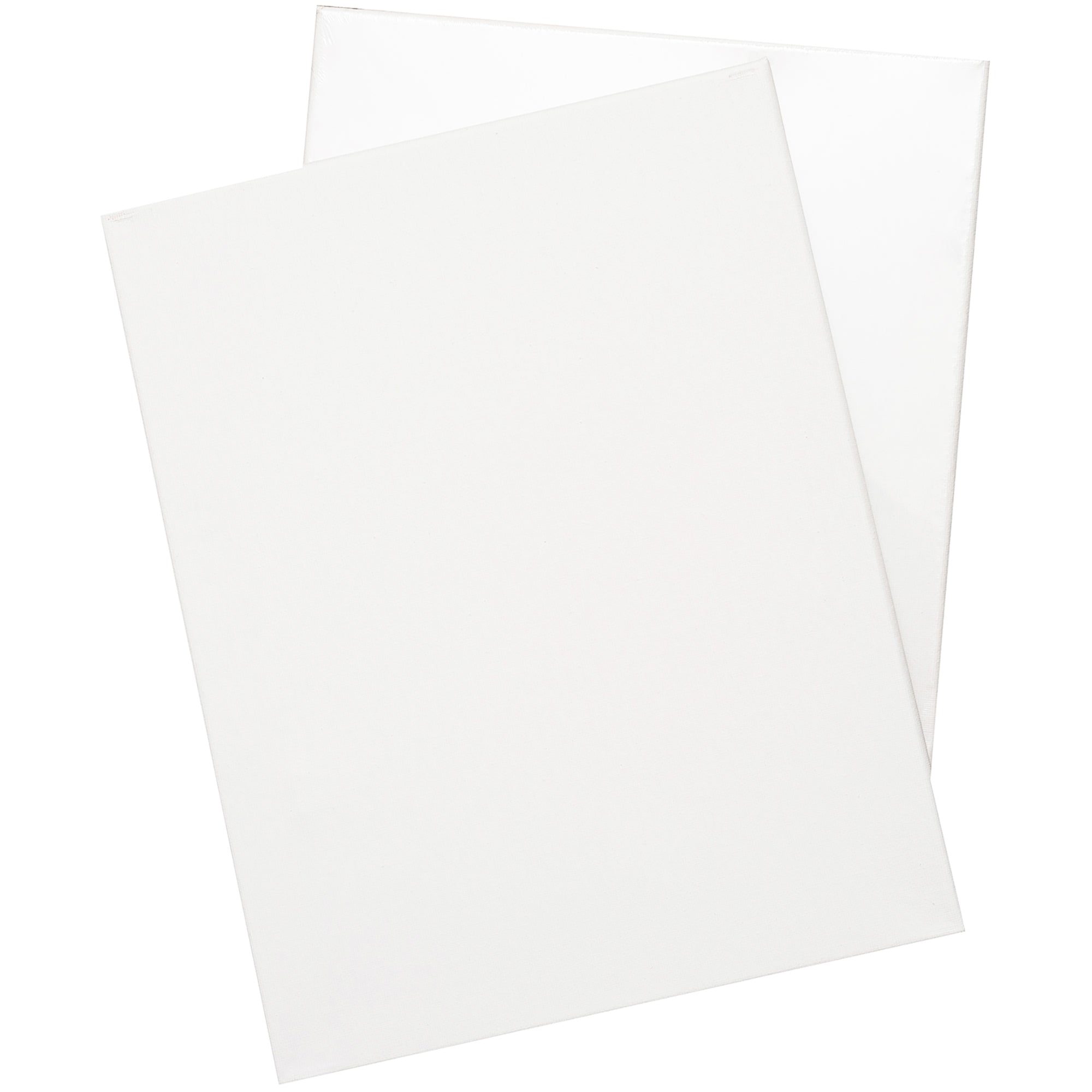 American Crafts Art Supply Basics Stretched Canvas 2 packs - Available in Multiple Sizes