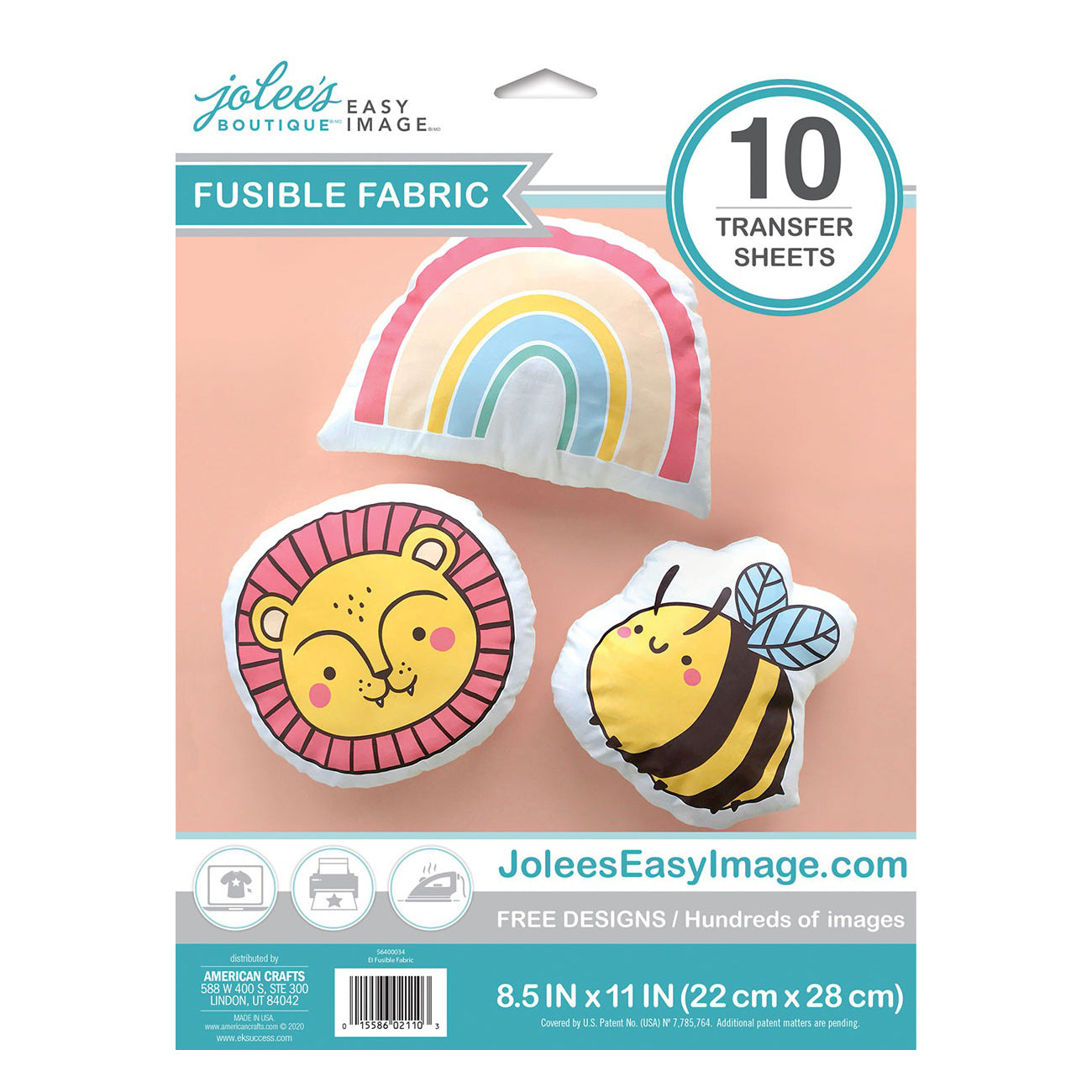 Jolee's Easy Image Printable Fusible Cotton Transfers for Light Fabrics