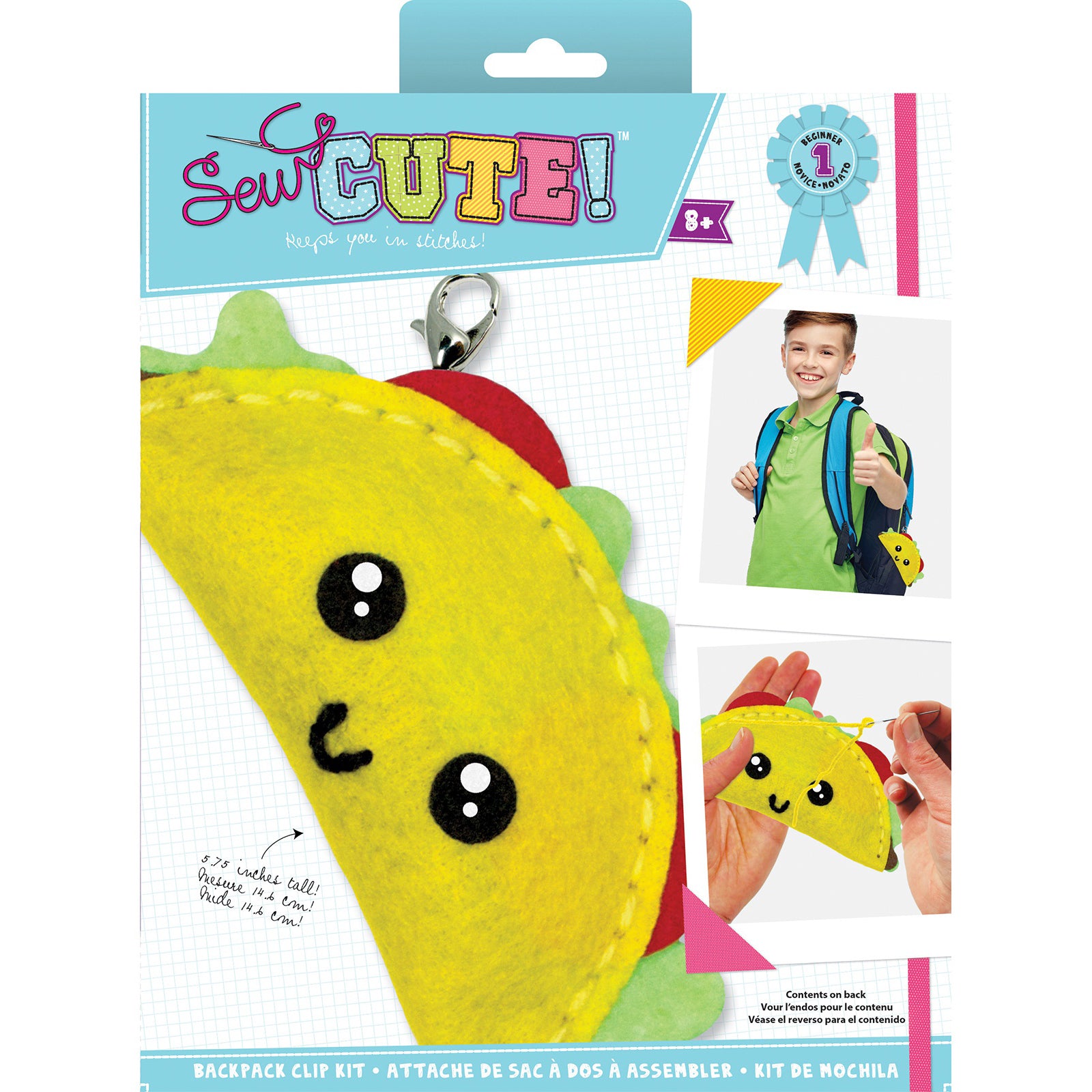 Sew Cute! Needlepoint Mini Taco Kit
