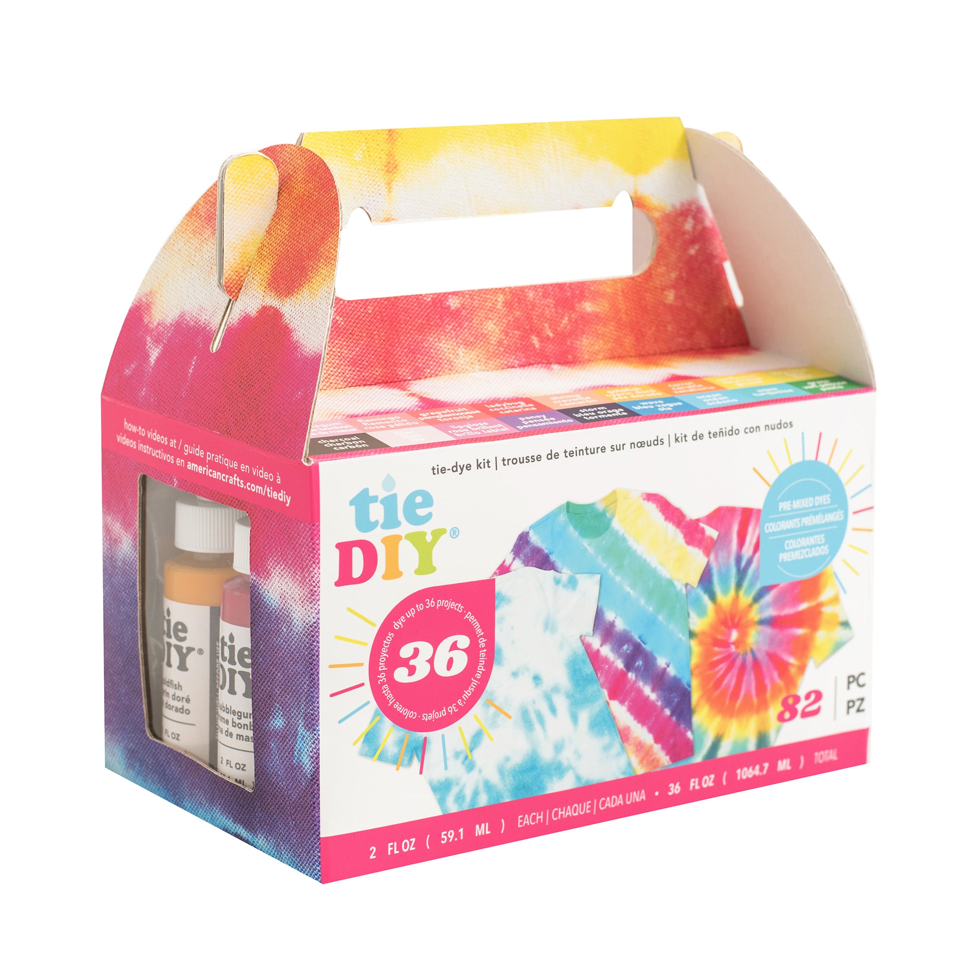 American Crafts Tie DIY Tie Dye Kit