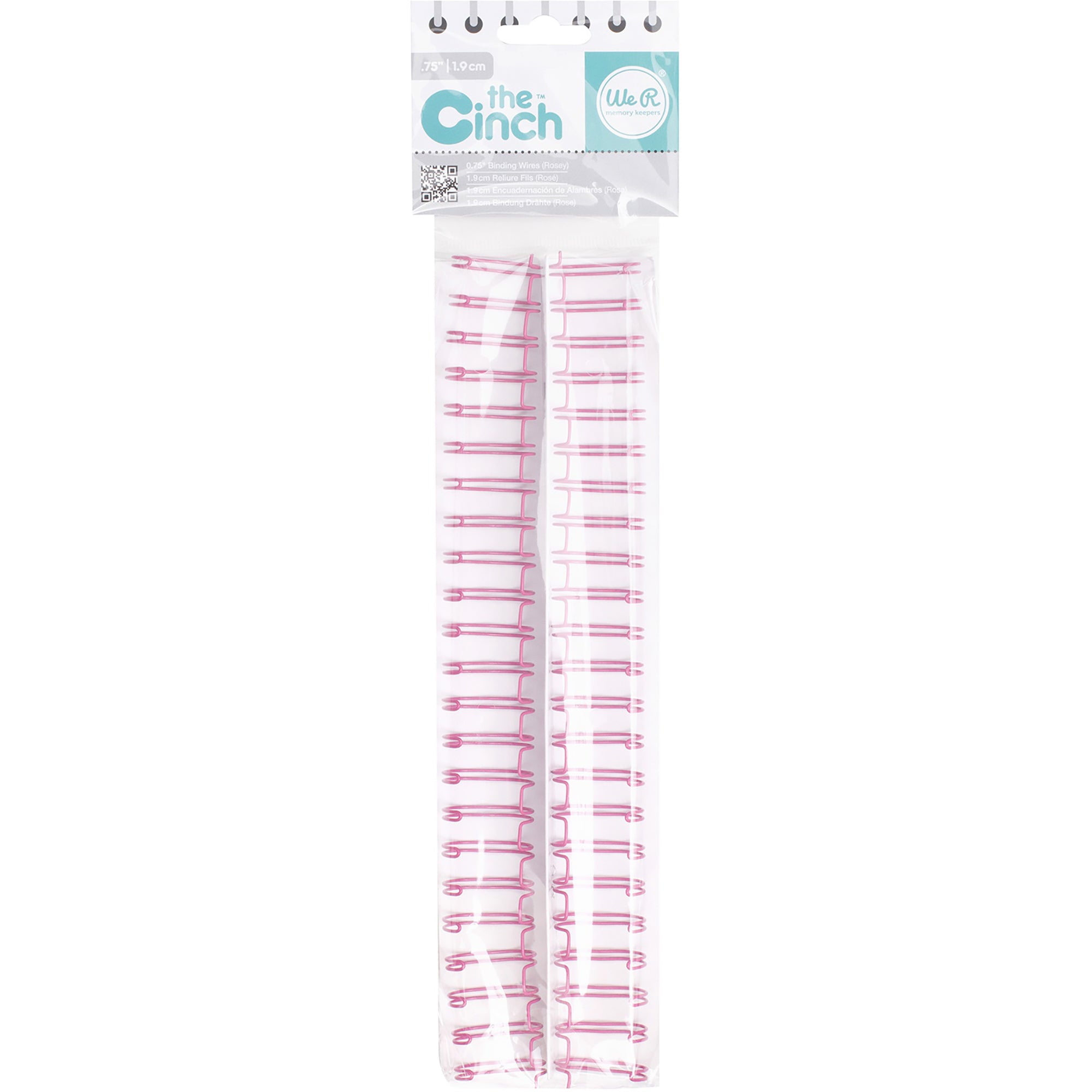 0.75 x 11" Cinch Wires - Rose, 2 pieces