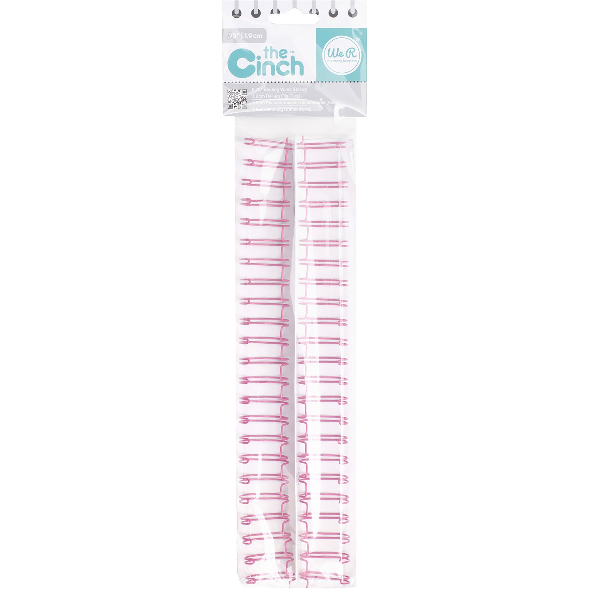 We R Cinch 0.75" x 11" Book Binding Wires - Rose