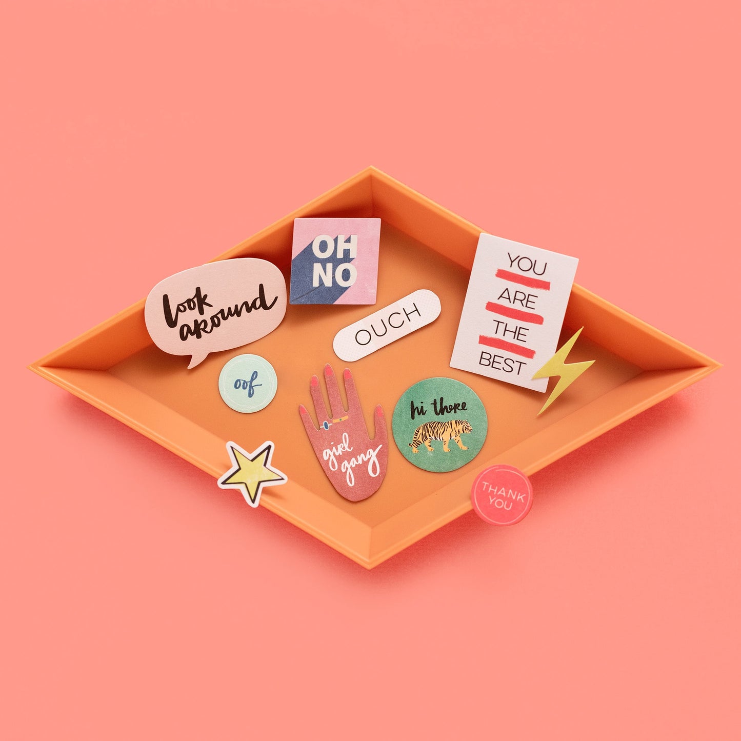 Amy Tan Brave & Bold Cardstock Stickers 93/Pkg-W/Foil Accents