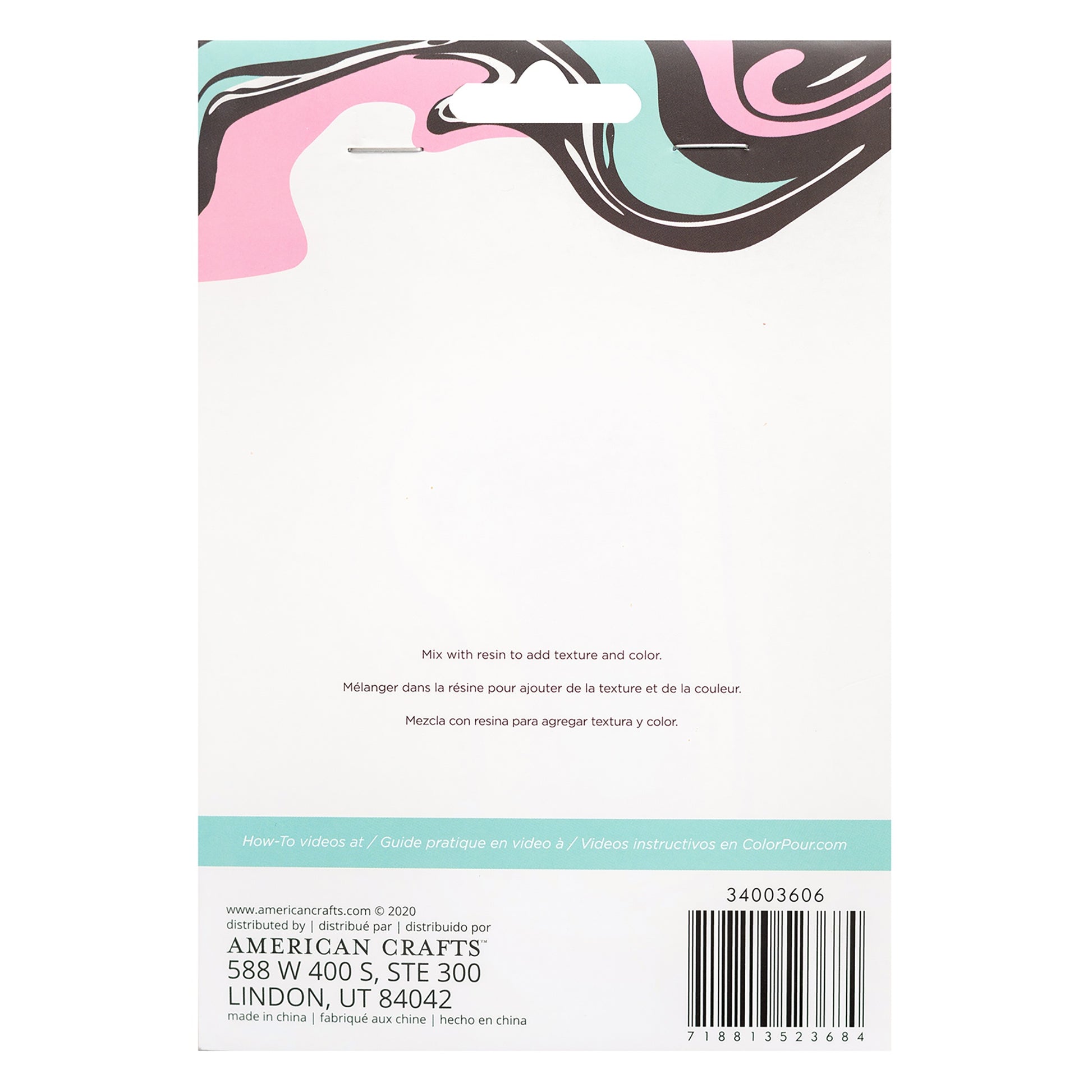 American Crafts Color Pour Resin Mix Ins 20/Pkg - Acetate Flowers