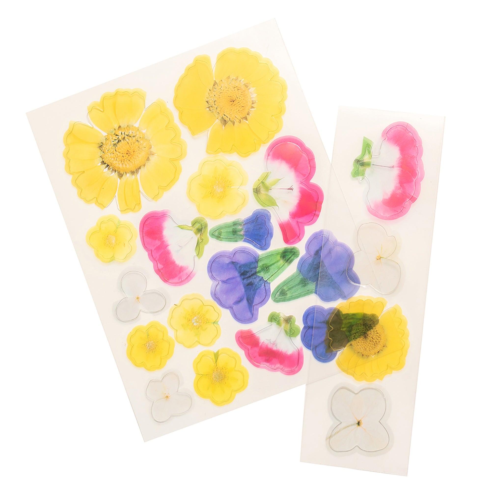 American Crafts Color Pour Resin Mix Ins 20/Pkg - Acetate Flowers
