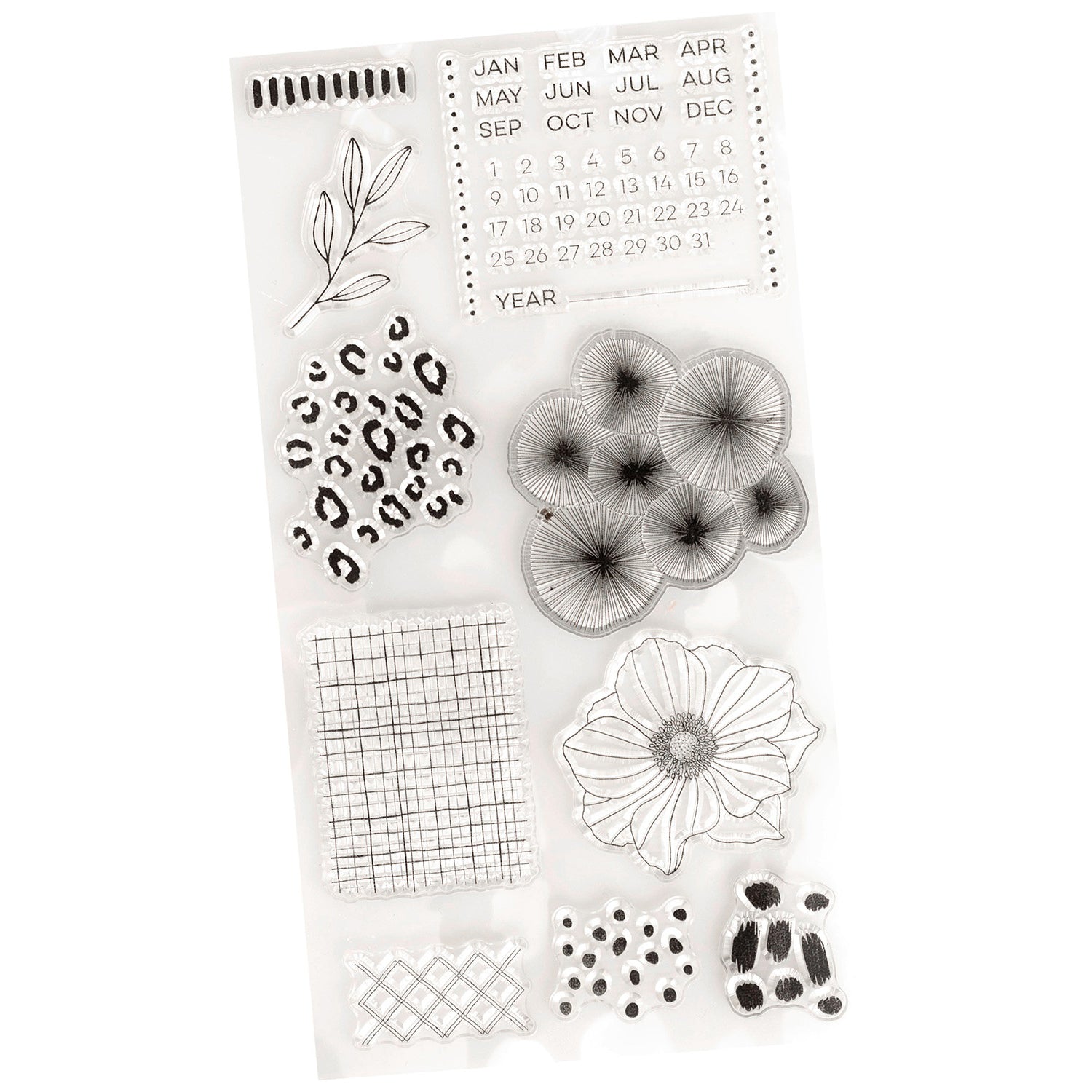 Amy Tan Brave & Bold Acrylic Stamps Set