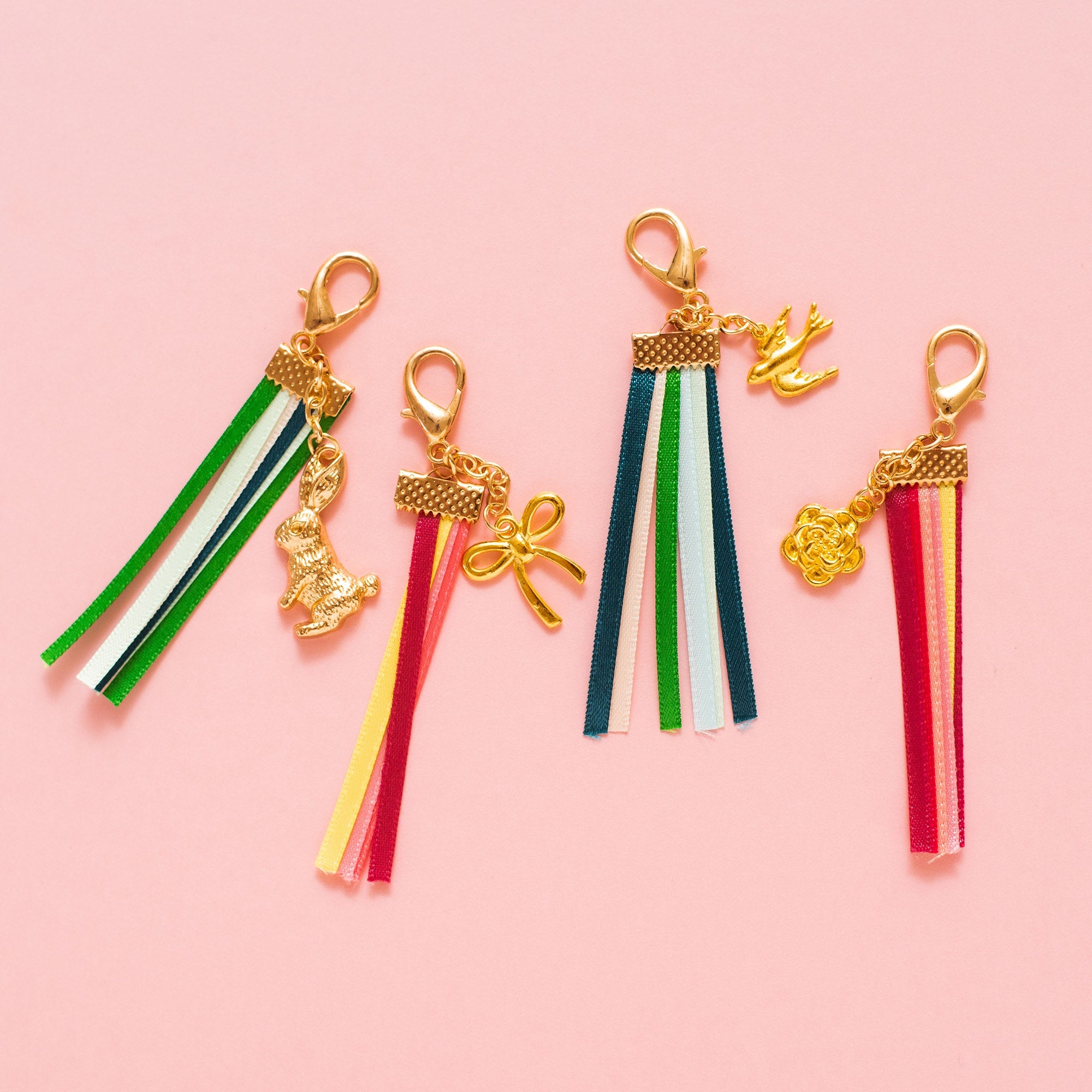 Maggie Holmes Garden Party Tassels with Charms - 4 Pack