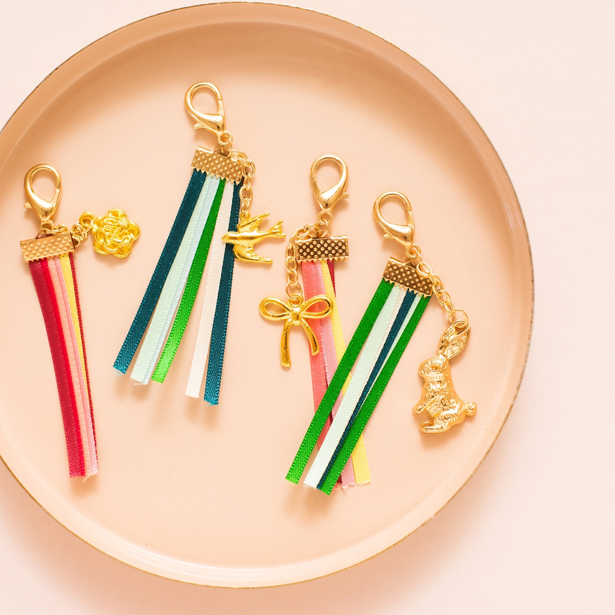 Maggie Holmes Garden Party Tassels with Charms - 4 Pack