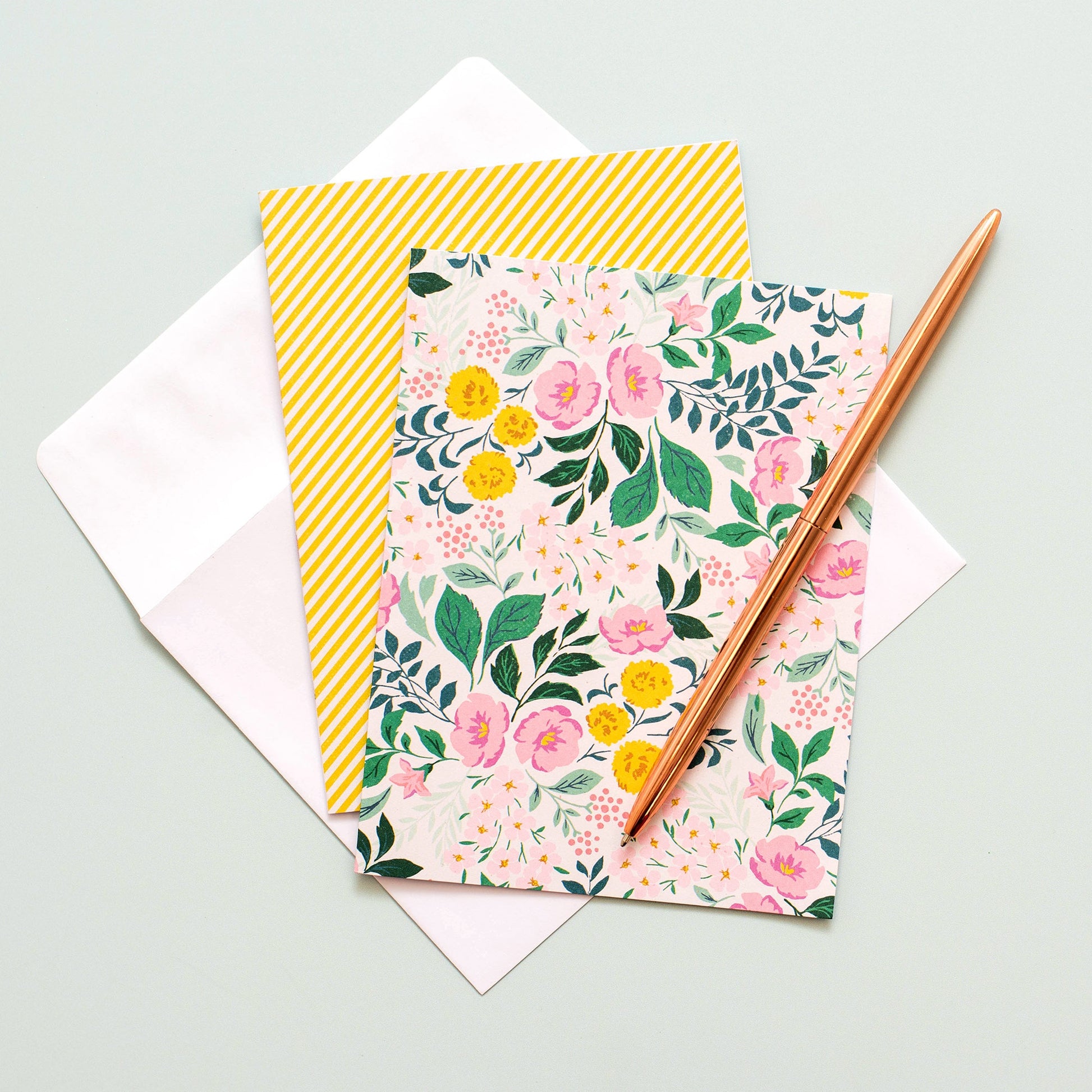American Crafts A2 Cards with Envelopes - Maggie Holmes Garden Party, 40 pack