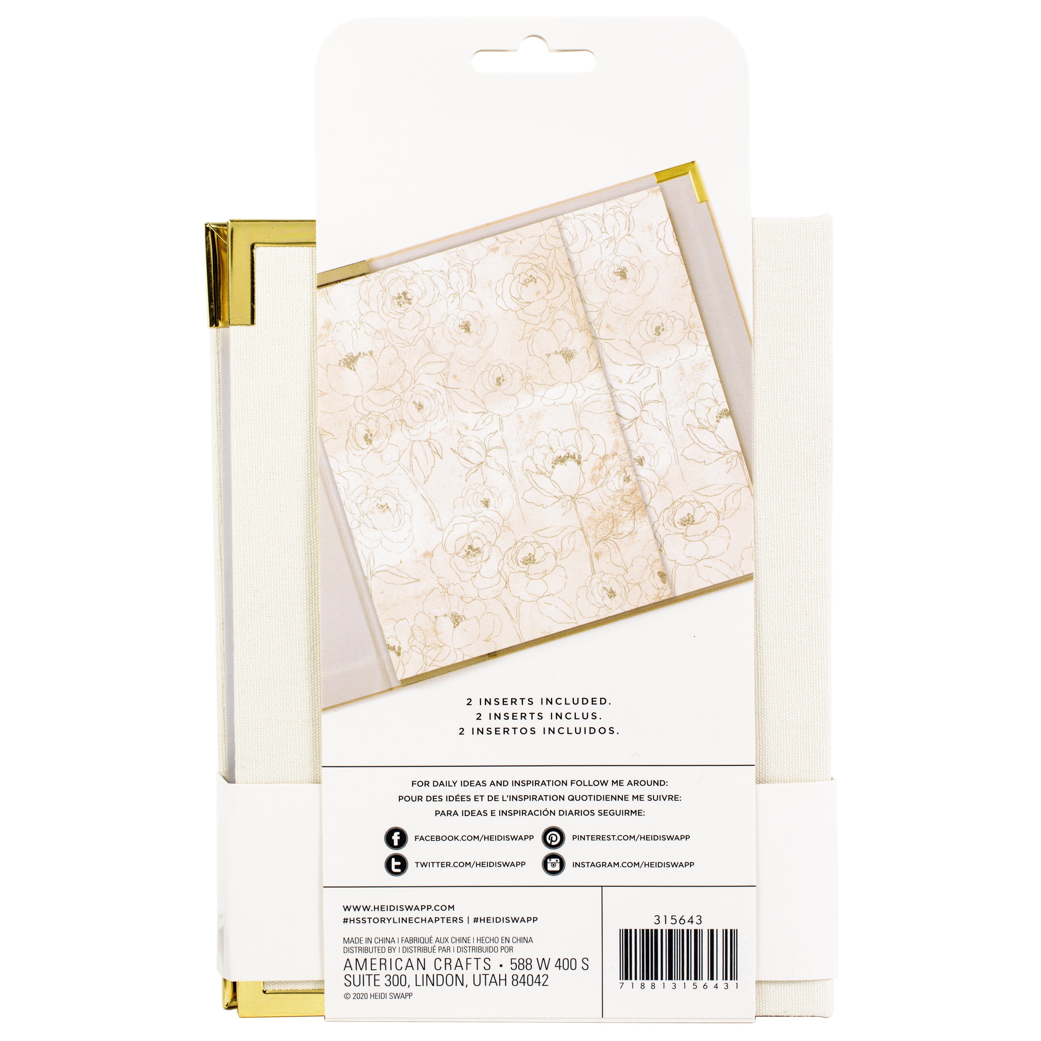 Heidi Swapp Storyline Chapters Cream 6x8" Album Kit