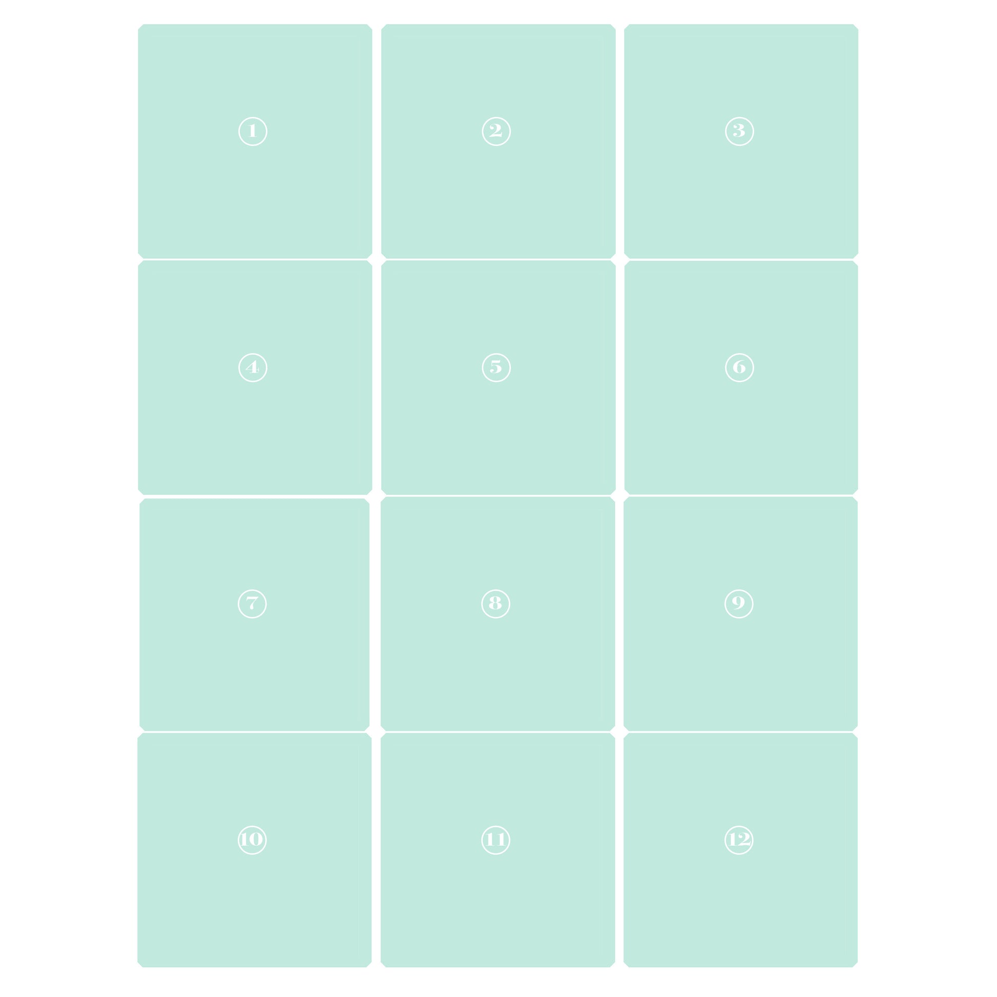 Heidi Swapp Storyline Printable Photo Sticker Sheets - 12 pack