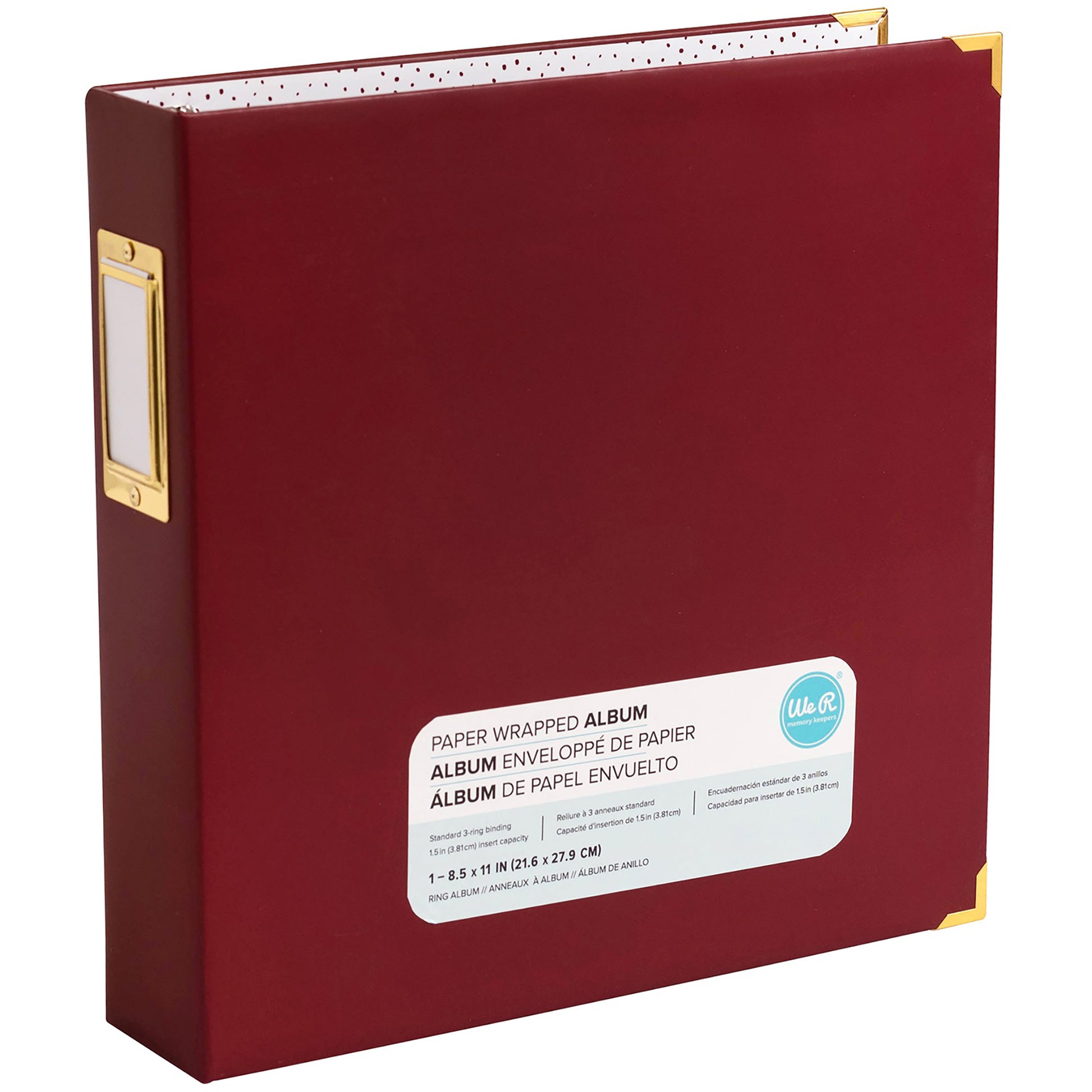 We R Paper Wrapped 8.5x11" D-Ring Album