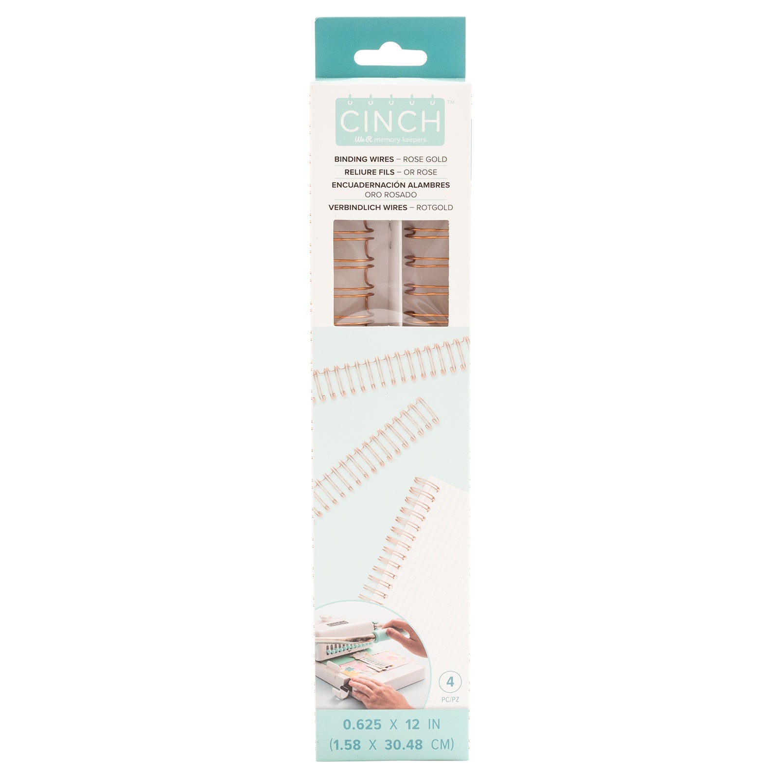 We R Memory Keepers Cinch Binding Wires 0.625 30/Pkg-Metallic