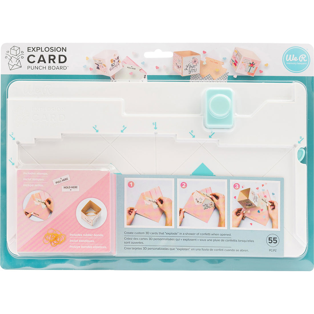 We R Makers Explosion Card Punch Board – American Crafts
