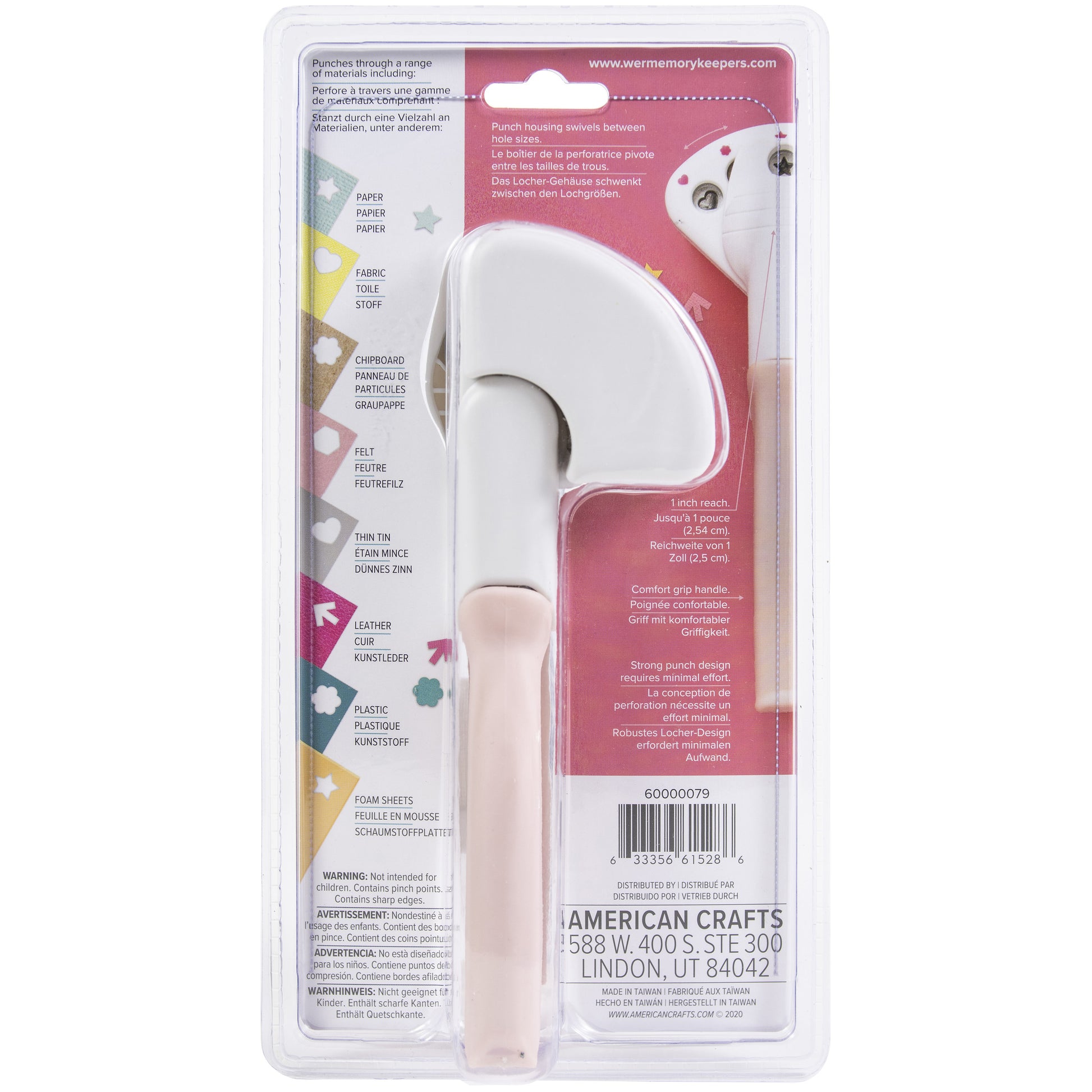 We R Makers Crop-A-Dile Multi Hole Power Punch