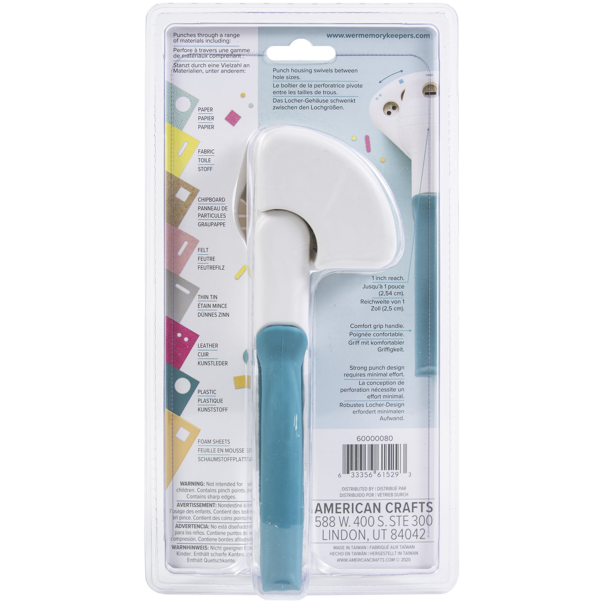 We R Makers Crop-A-Dile Multi Hole Power Punch