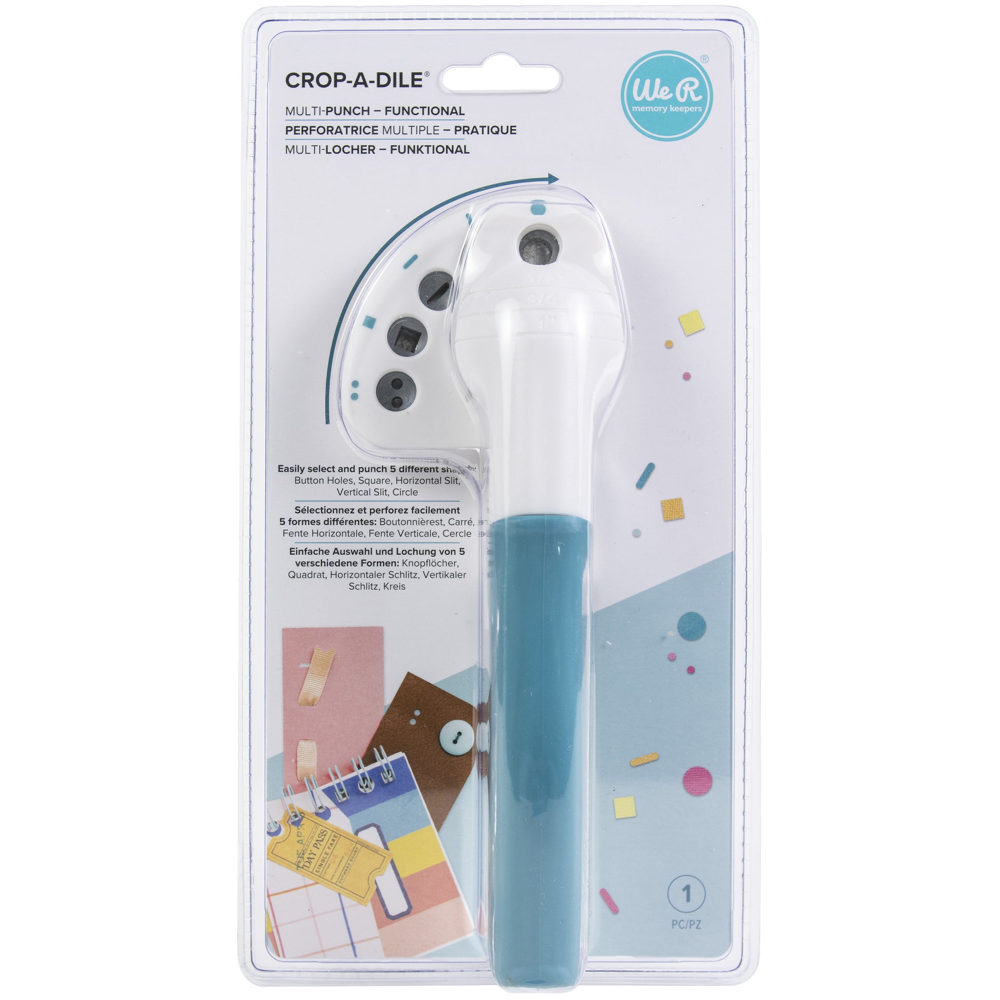 We R Makers Crop-A-Dile Multi Hole Power Punch