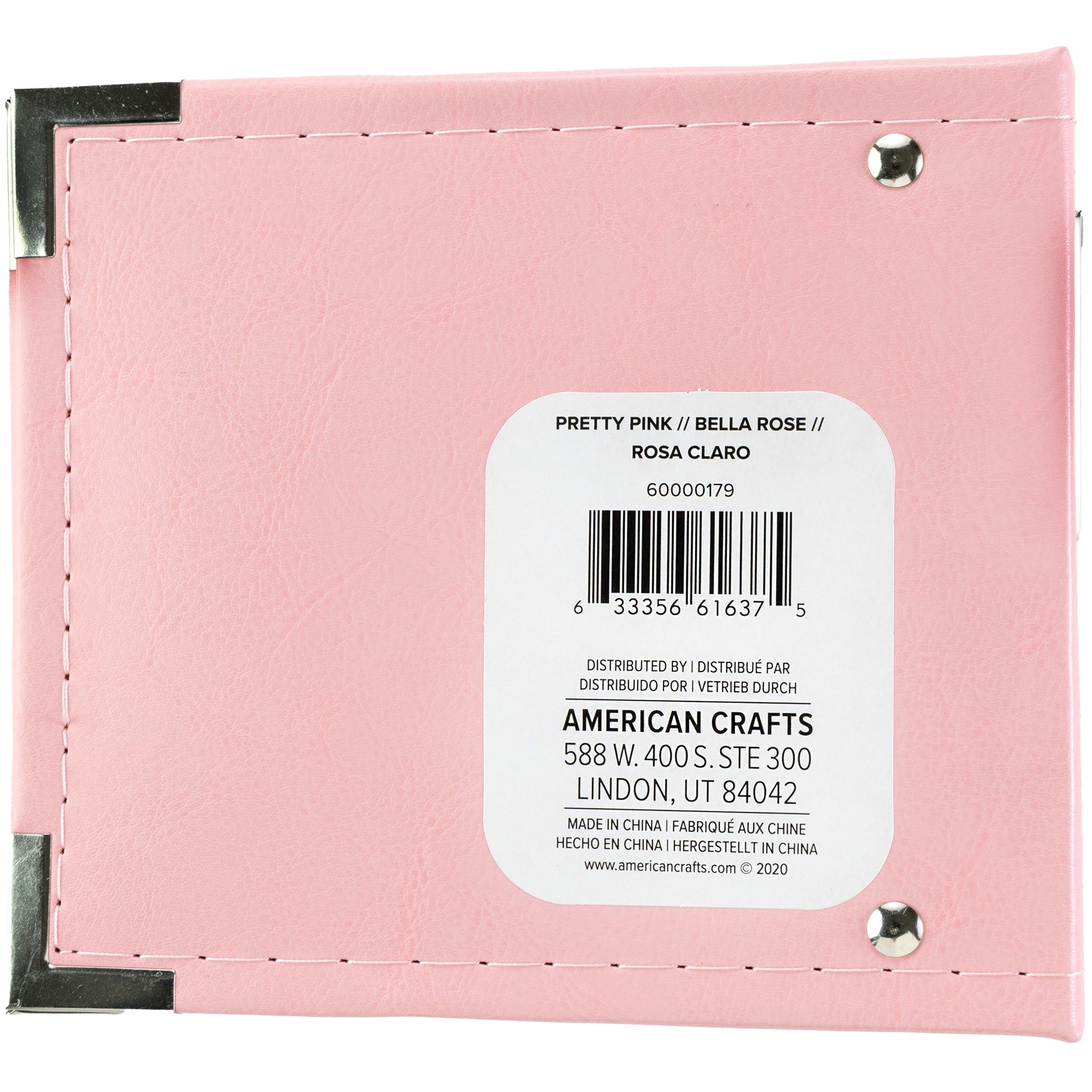 We R Classic Leather D-Ring Album 4"X4"
