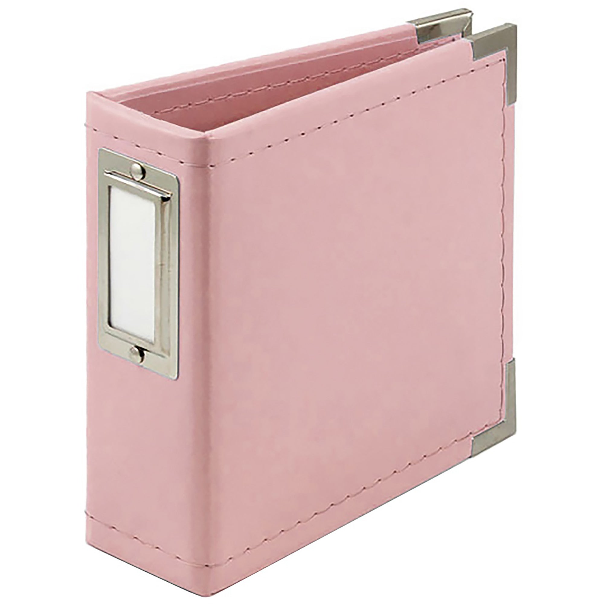 We R Classic Leather D-Ring Album 4"X4"