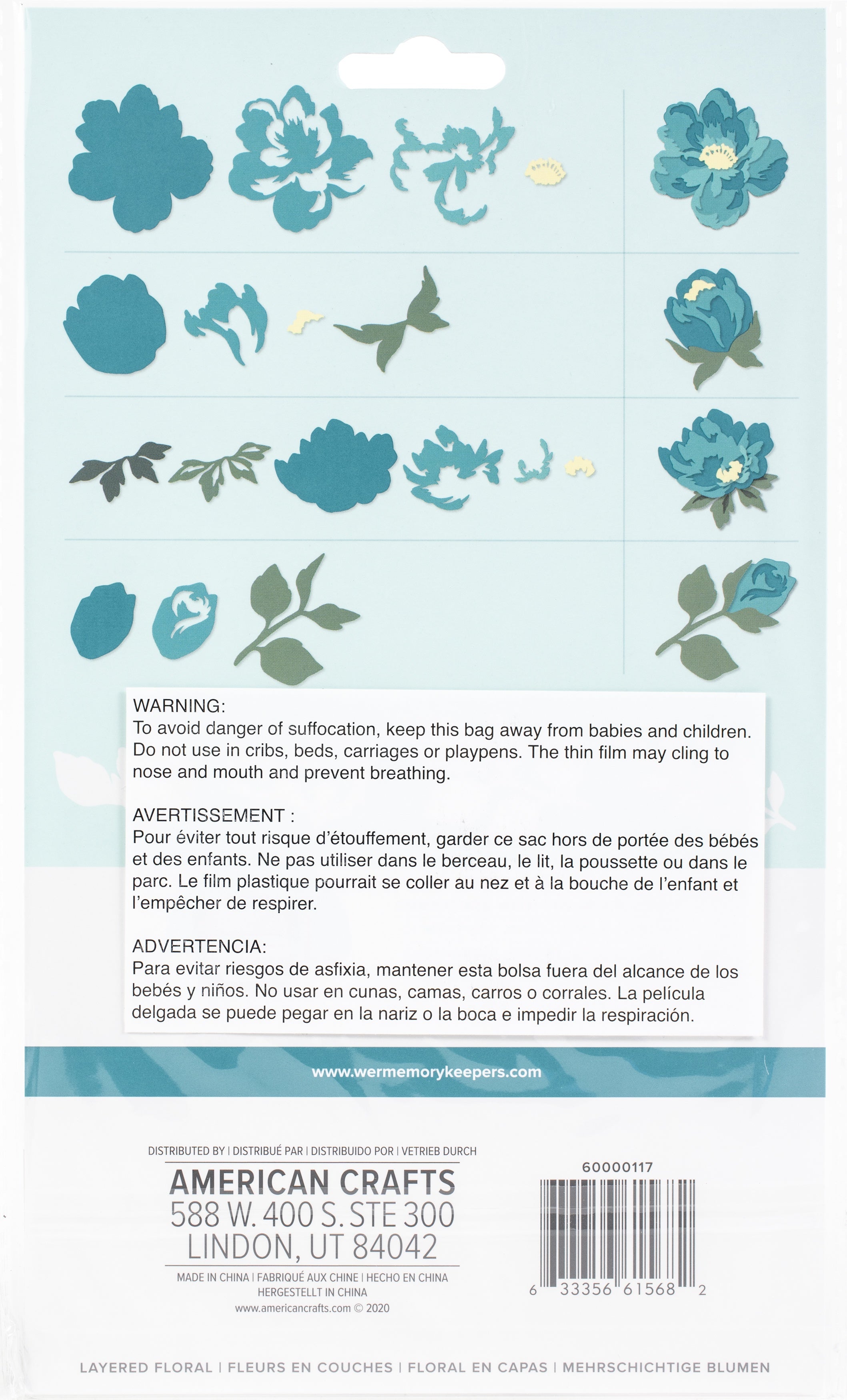 We R Makers Revolution Dies - Layered Florals