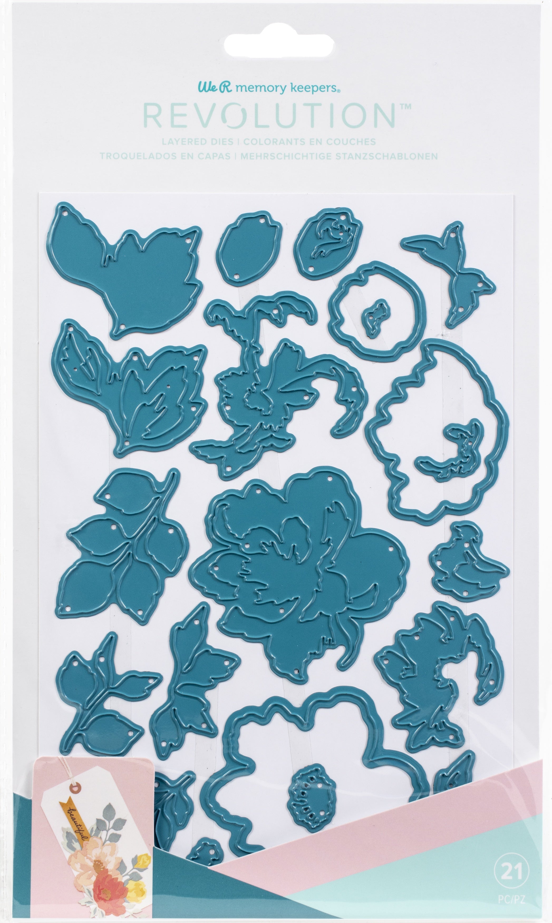 We R Makers Revolution Dies - Layered Florals