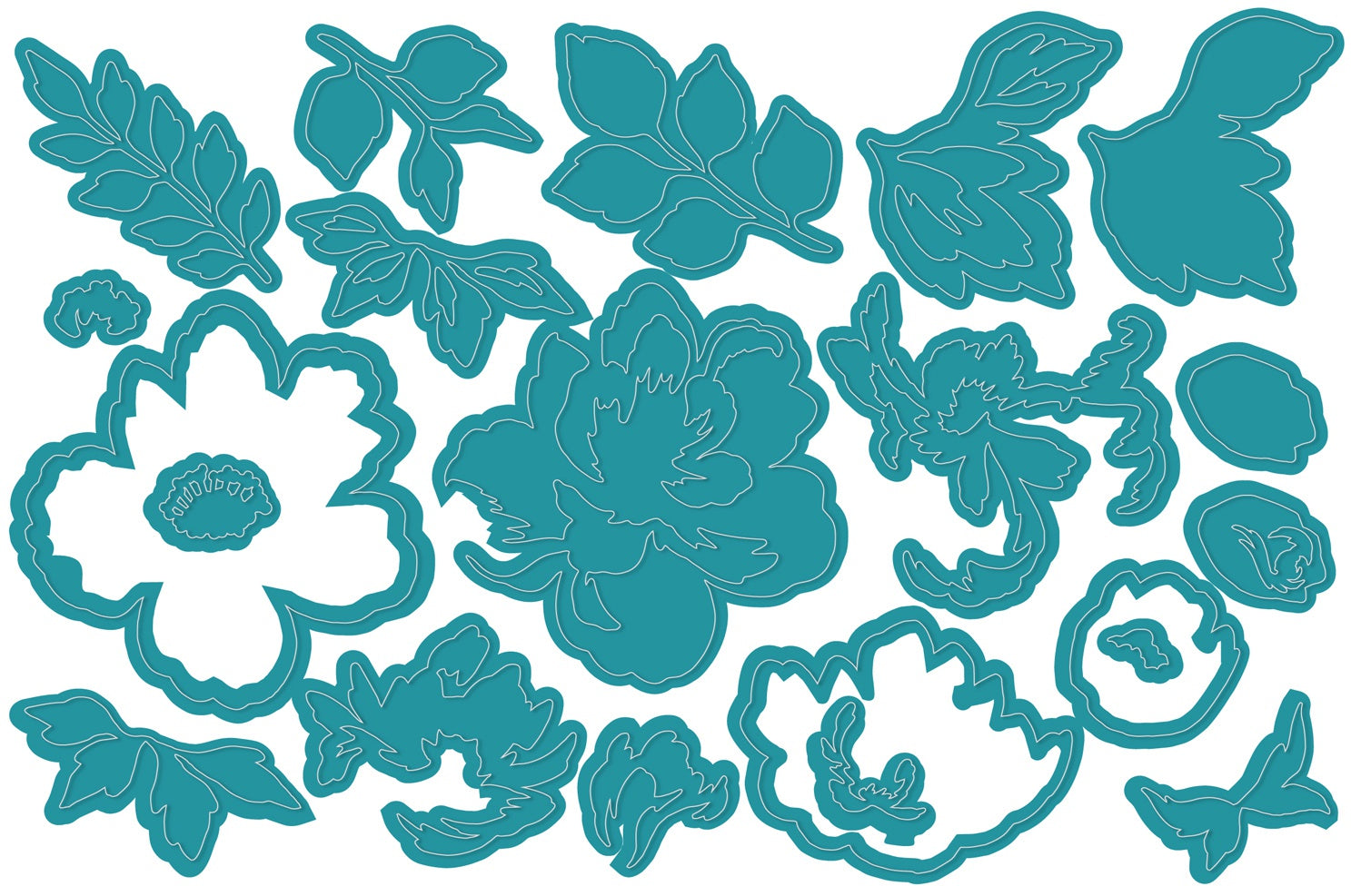 We R Makers Revolution Dies - Layered Florals