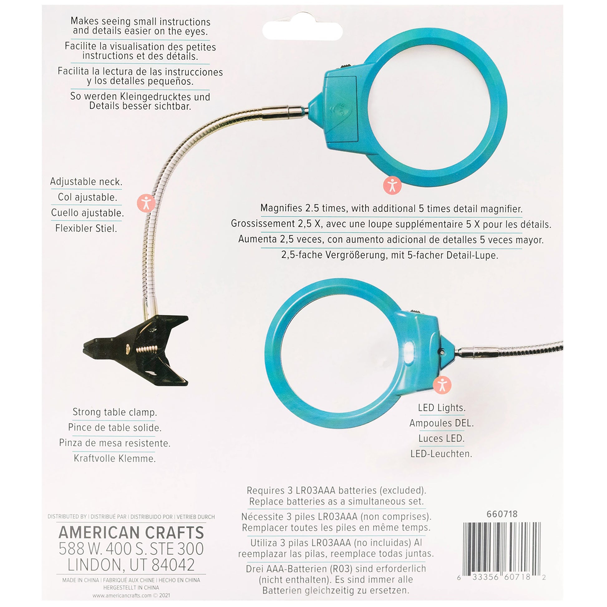 We R Comfort Craft Magnifying Lamp-With Led Light