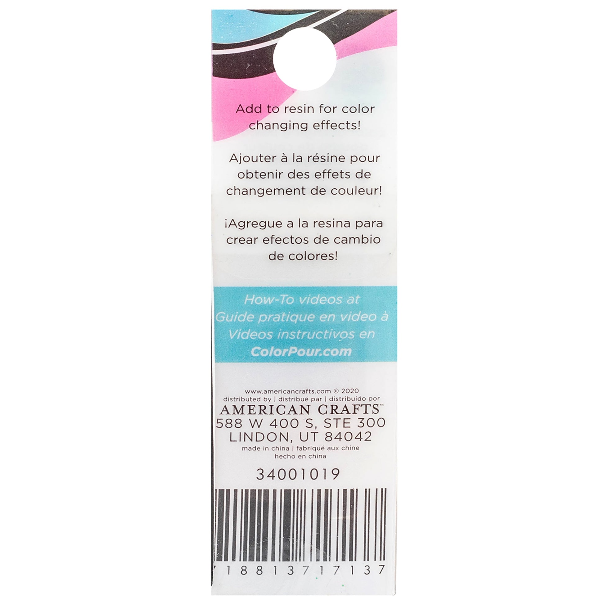 American Crafts Color Pour Resin Mix In-Color Changing