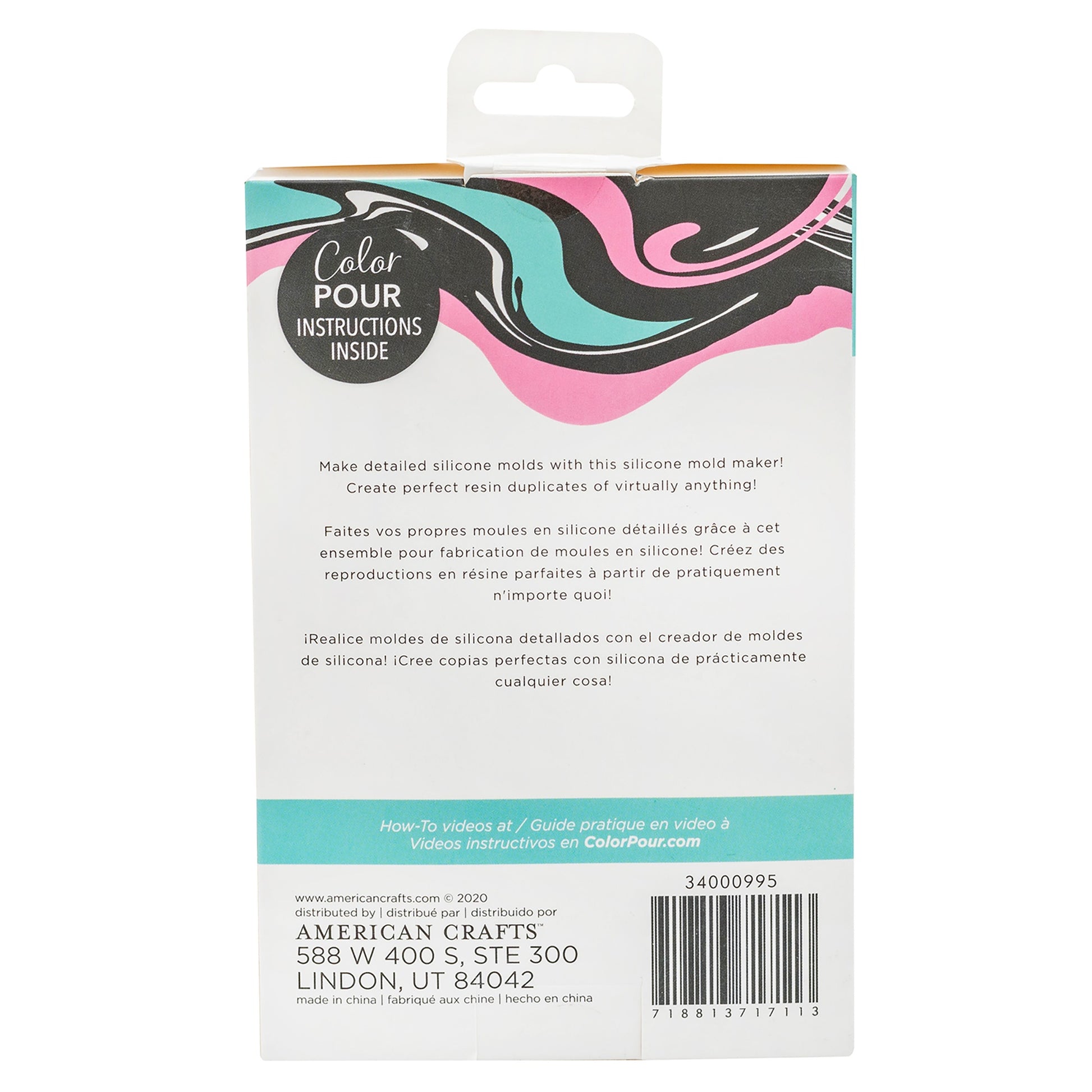 AC Color Pour Resin Silicone Mold Maker