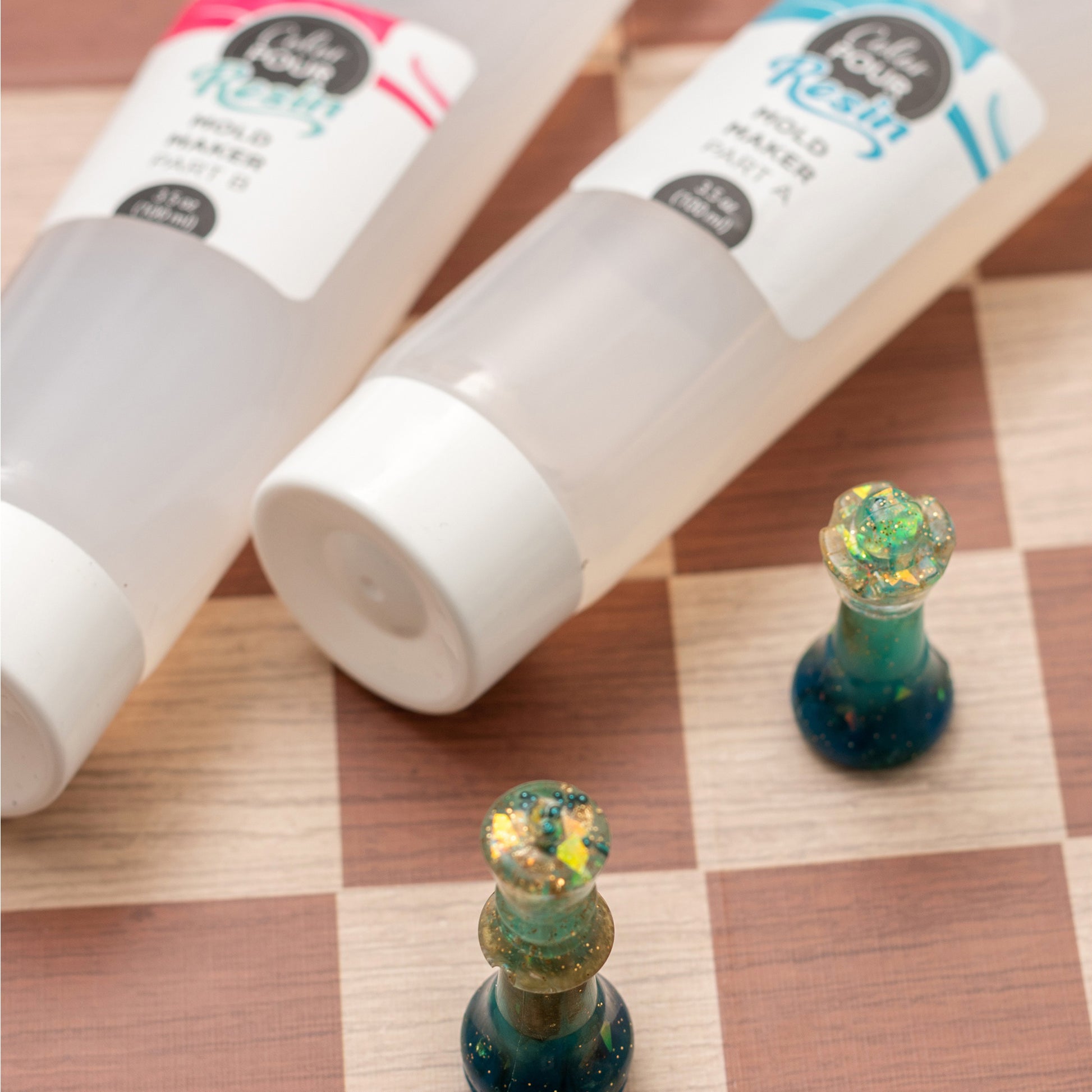 AC Color Pour Resin Silicone Mold Maker