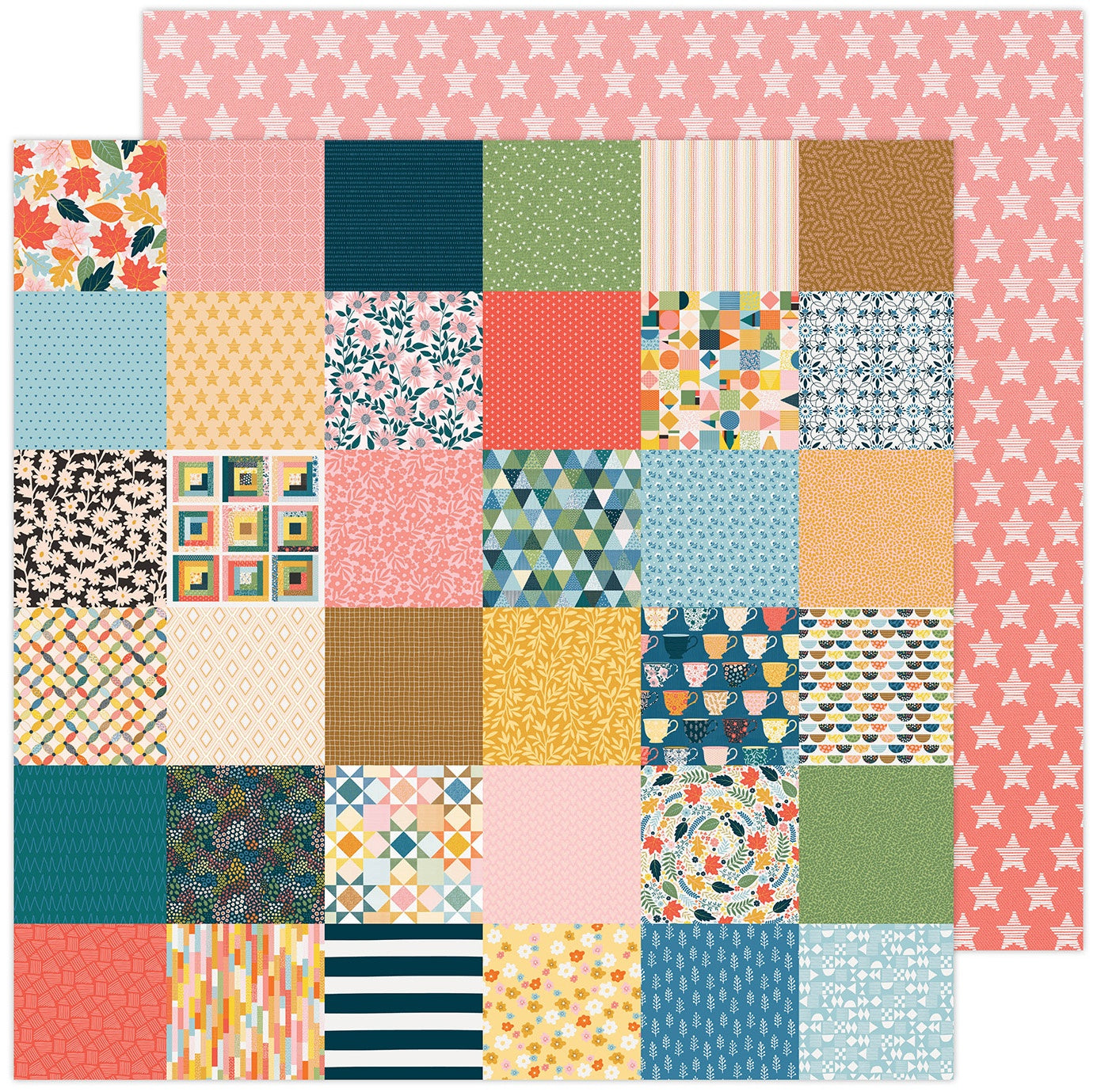 Paige Evans Bungalow Lane Double-Sided Cardstock 12"X12"