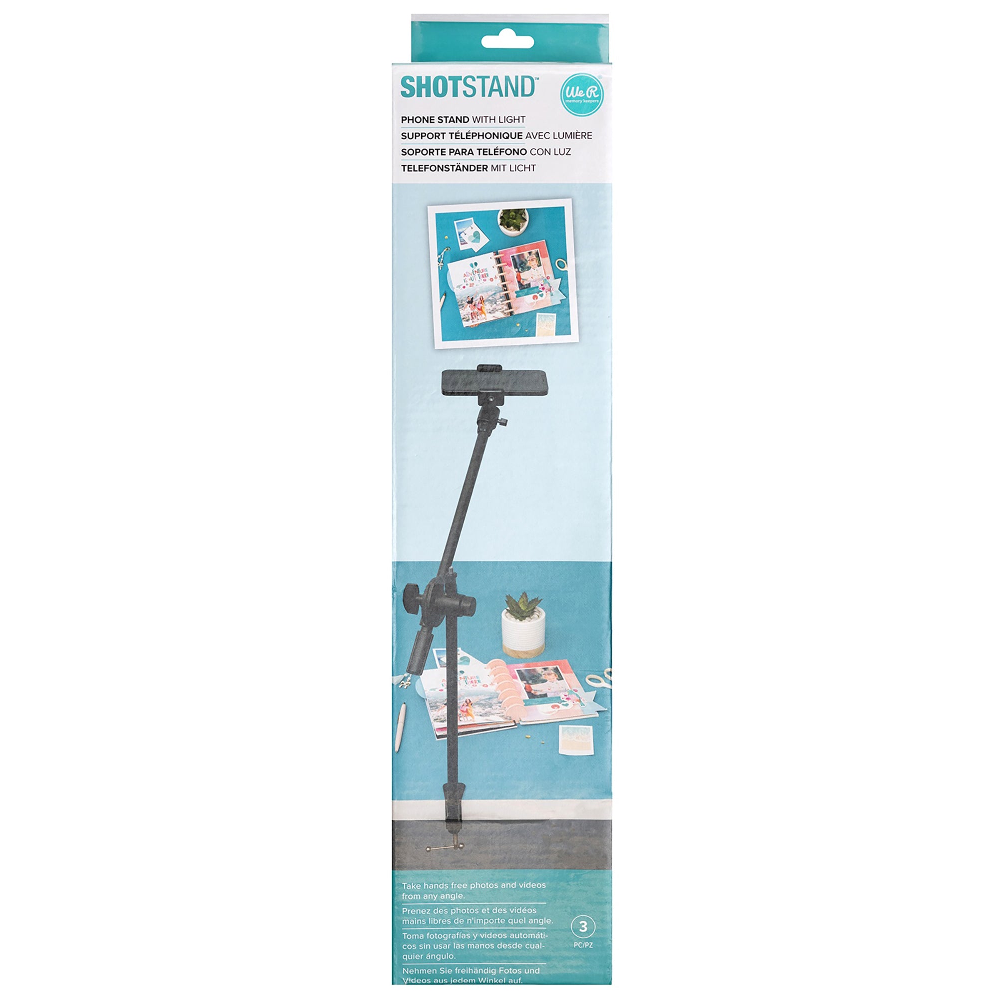 ShotBox ShotStand Phone Stand with Ring Light