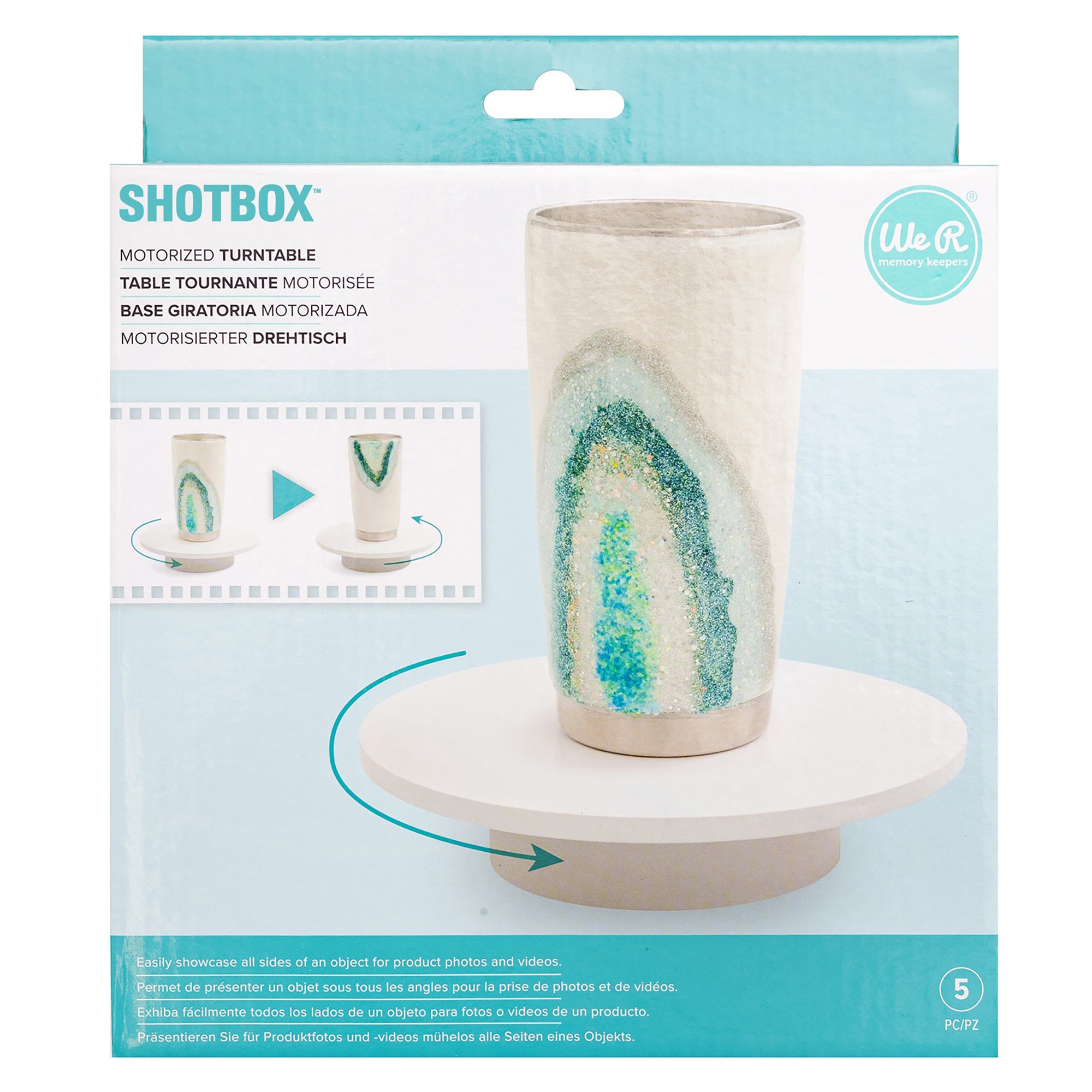 We R Makers Shotbox Motorized Turntable