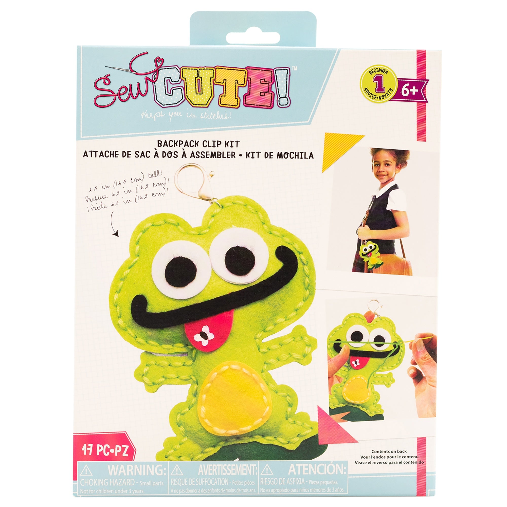 Sew Cute! Felt Frog Keychain Kit