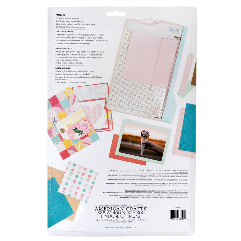 We R Makers Mini Guillotine Cutter – American Crafts