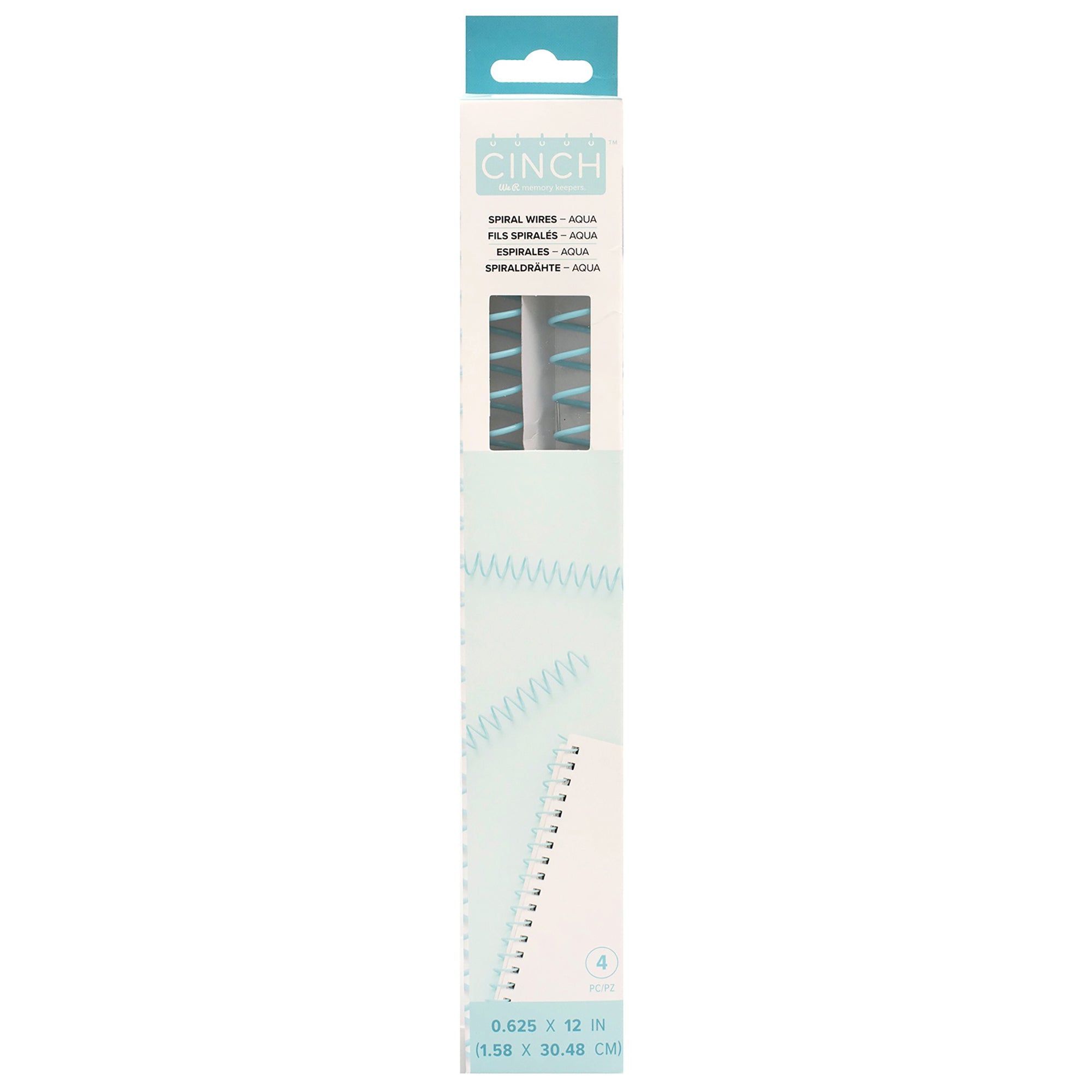 We R Makers Cinch Spiral Wires 4/Pkg