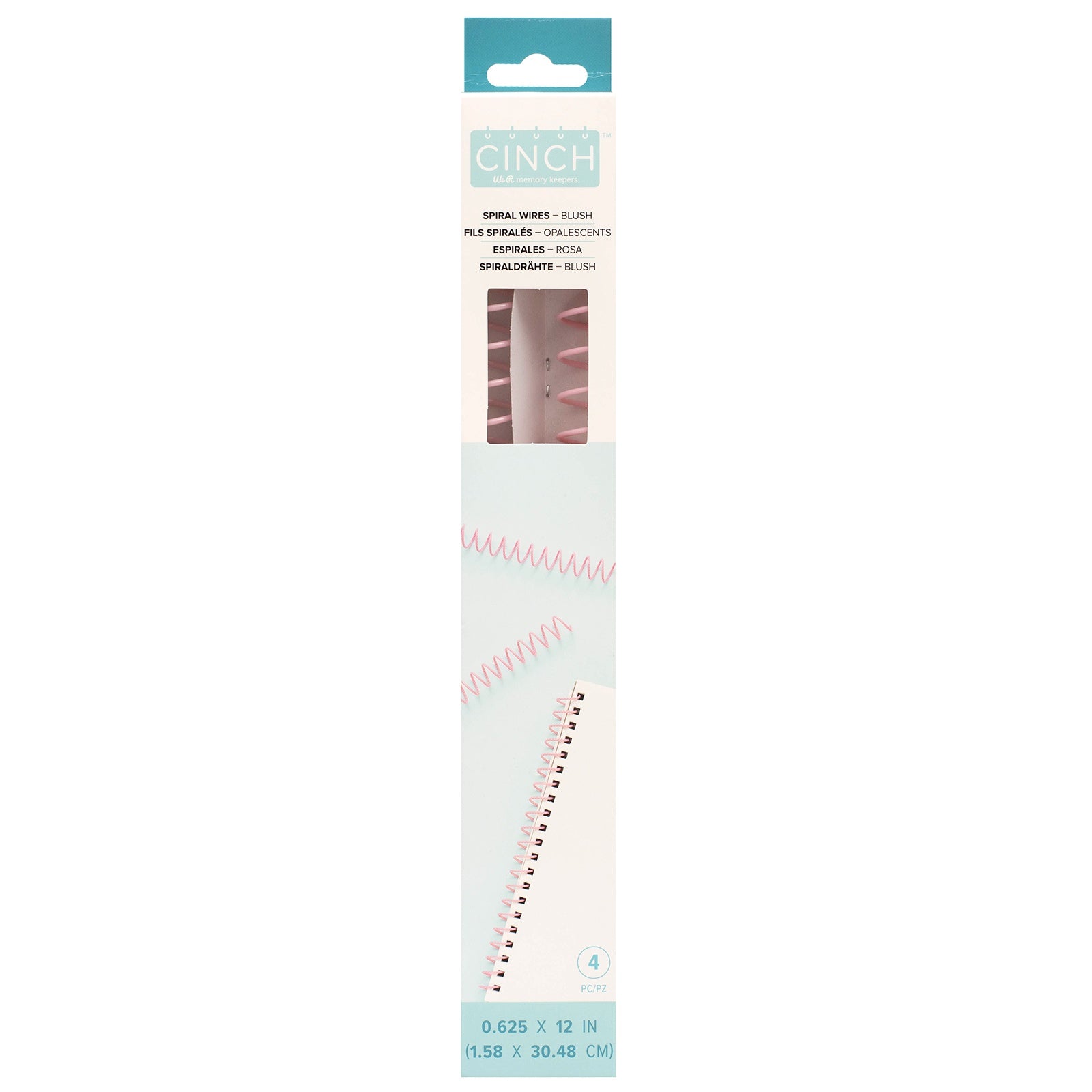 We R Makers Cinch Spiral Wires 4/Pkg