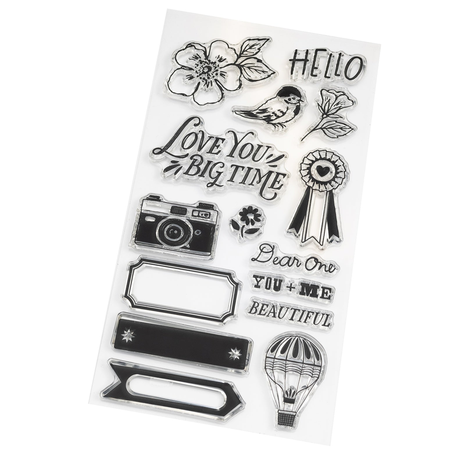 Maggie Holmes Market Square Acrylic Stamps 15 Pack