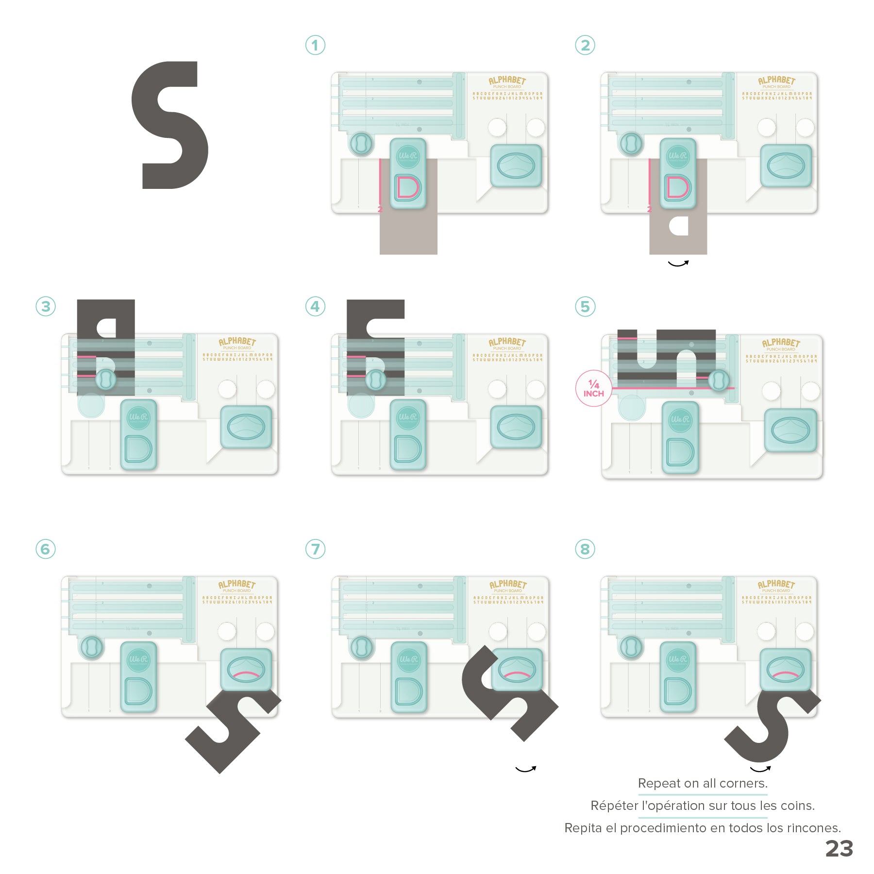 Alphabet Punch Board – American Crafts